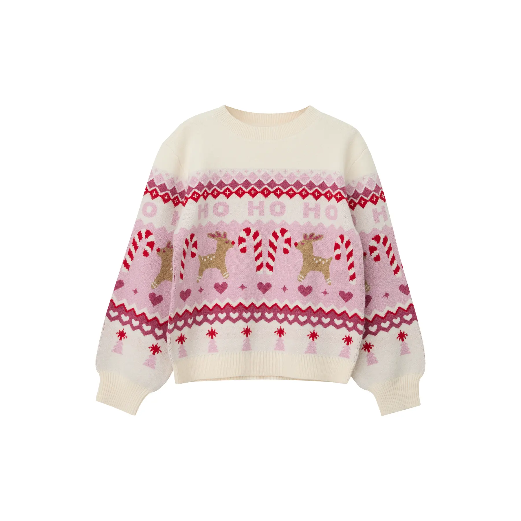 Maglione in maglia con intarsio di Natale bambina s.Oliver