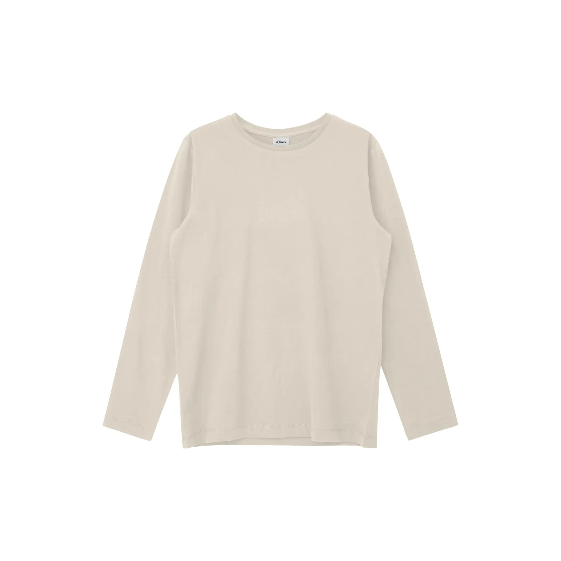 T-shirt a maniche lunghe in cotone con stampa baseball sul retro bambino s.Oliver