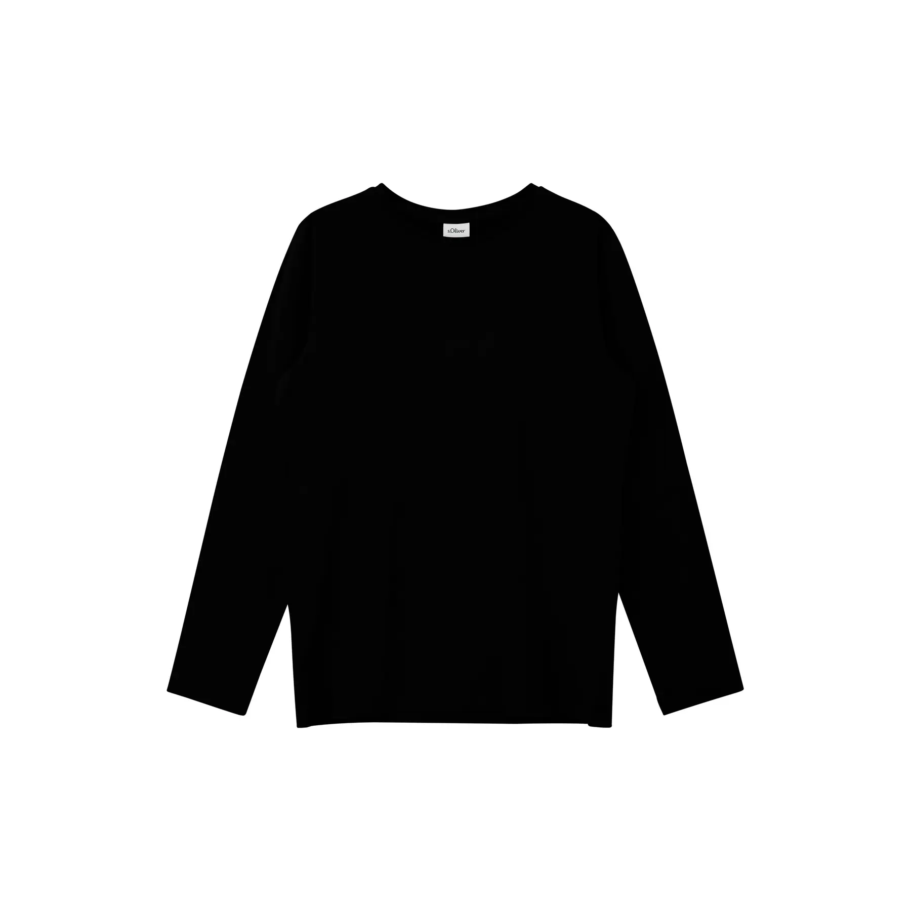 T-shirt a maniche lunghe in cotone con stampa baseball sul retro bambino s.Oliver