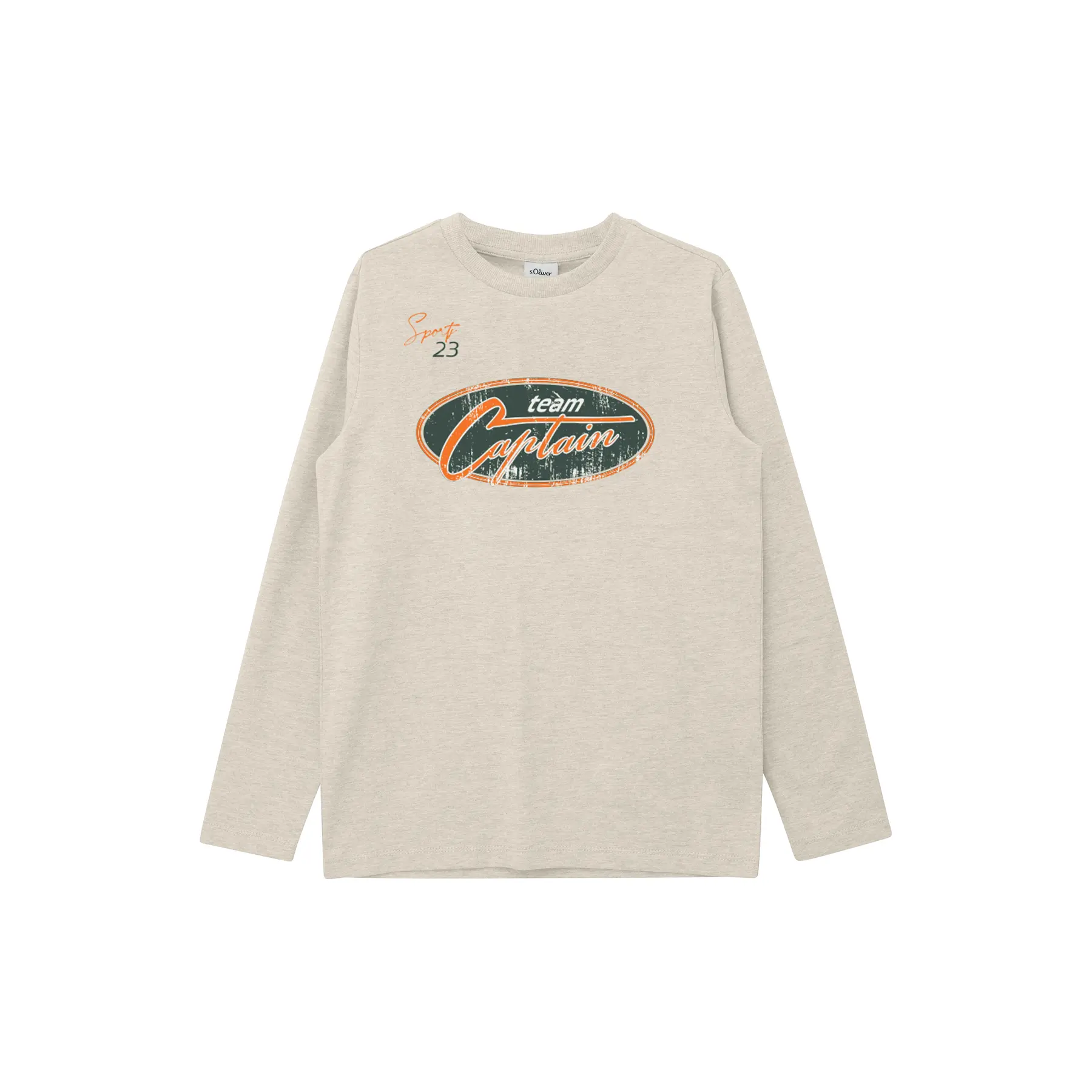 T-shirt en jersey à manches longues avec imprimé devant enfant s.Oliver T-shirt en jersey à manches longues avec imprimé devant enfant s.Oliver