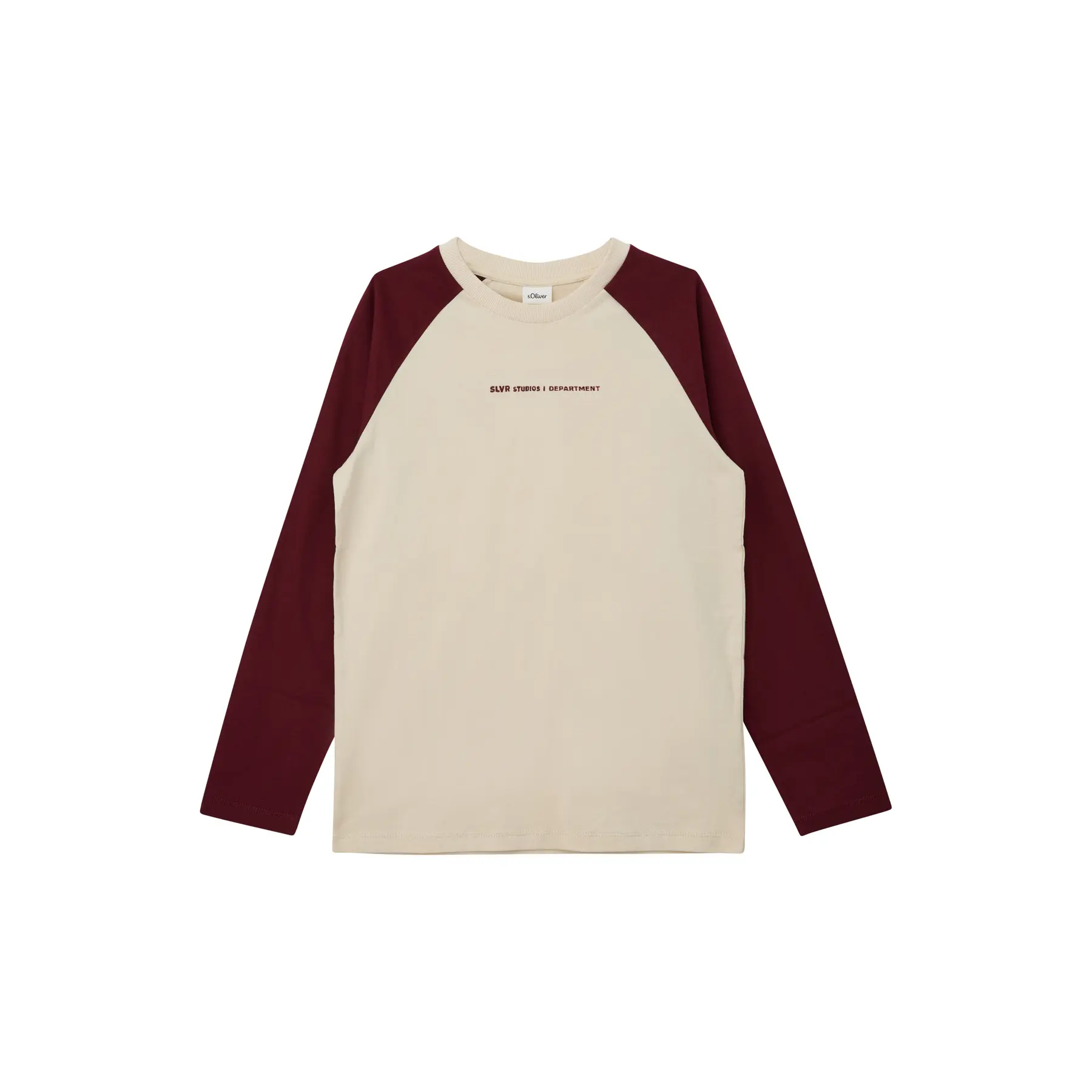 T-shirt a maniche lunghe stile color-blocking con dettaglio ricamato bambino s.Oliver