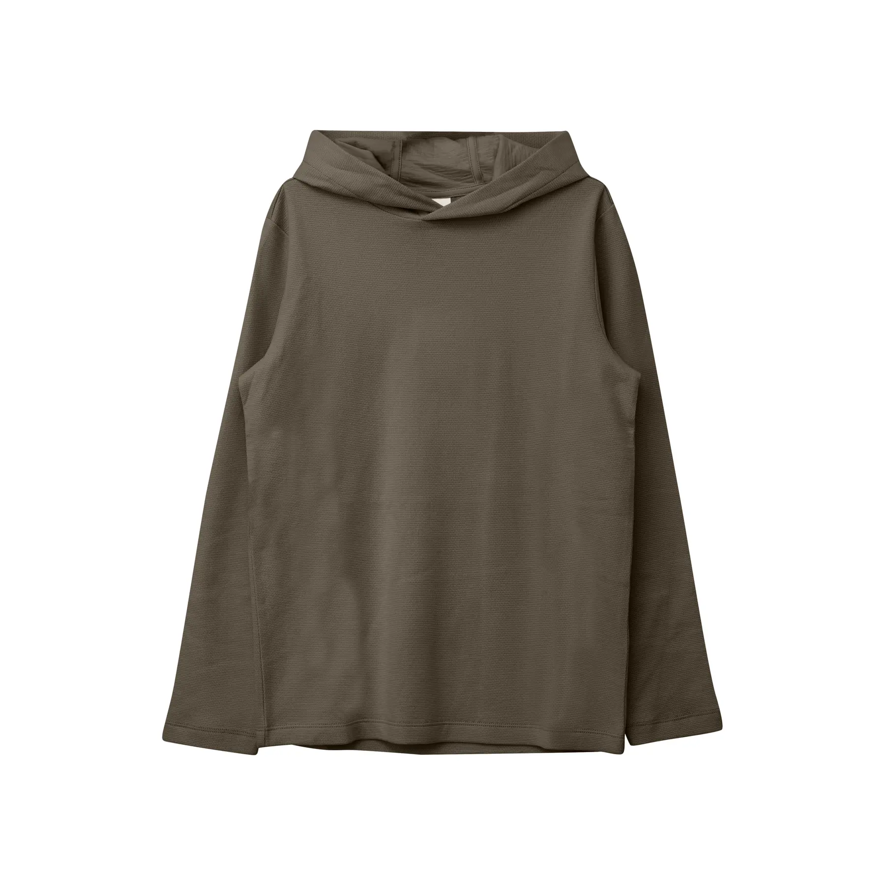T-shirt a maniche lunghe in felpa leggera con cappuccio e stampa sul retro bambino s.Oliver