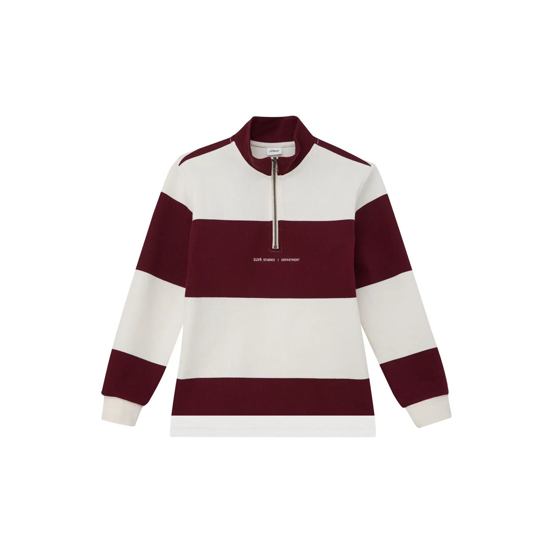 T-shirt a maniche lunghe con col alto e dettaglio ricamato bambino s.Oliver