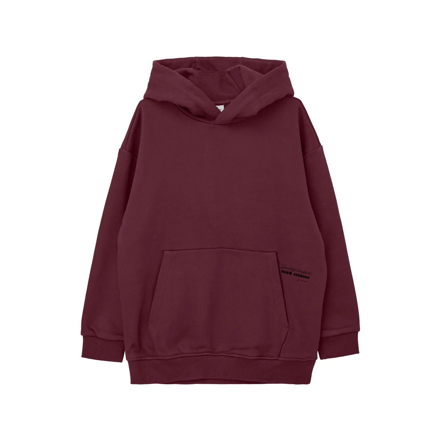 Felpa con cappuccio oversize con stampa sul retro e interno spazzolato bambino s.Oliver