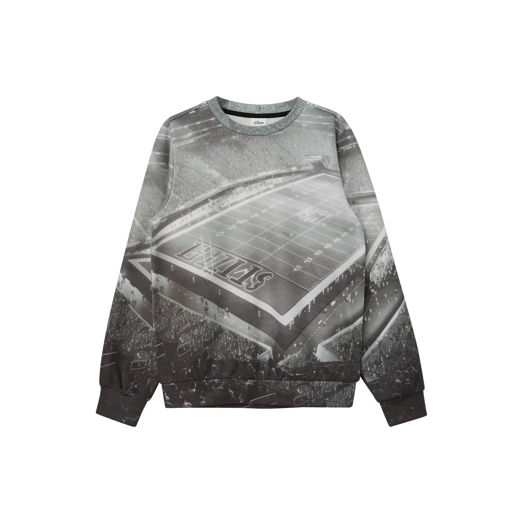 Sweatshirt mit Sublimationsdruck American Football Kind s.Oliver