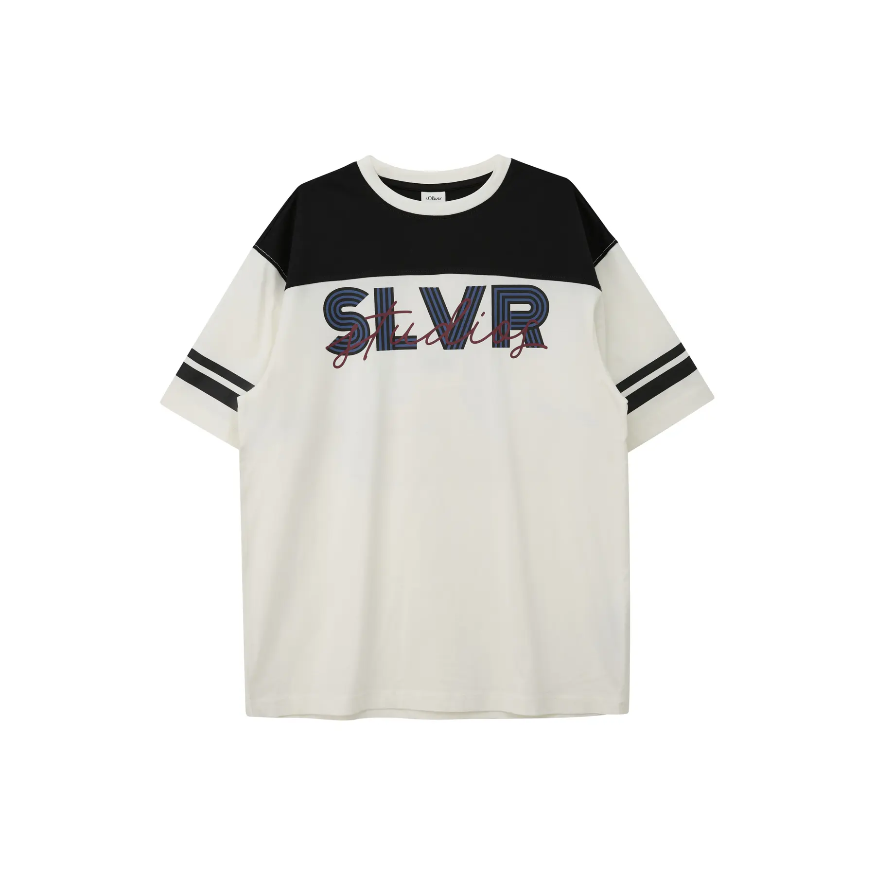 T-shirt oversize con grande stampa davanti e dietro bambino s.Oliver