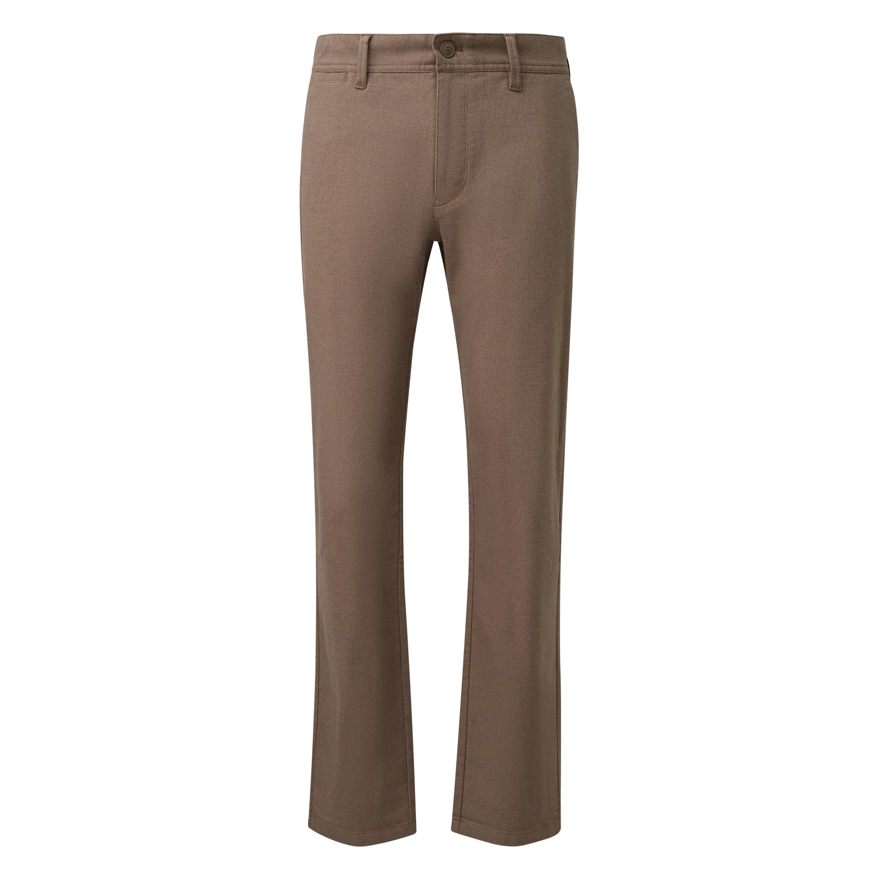 Pantaloni in cotone texturizzati con motivo a quadretti discreto s.Oliver