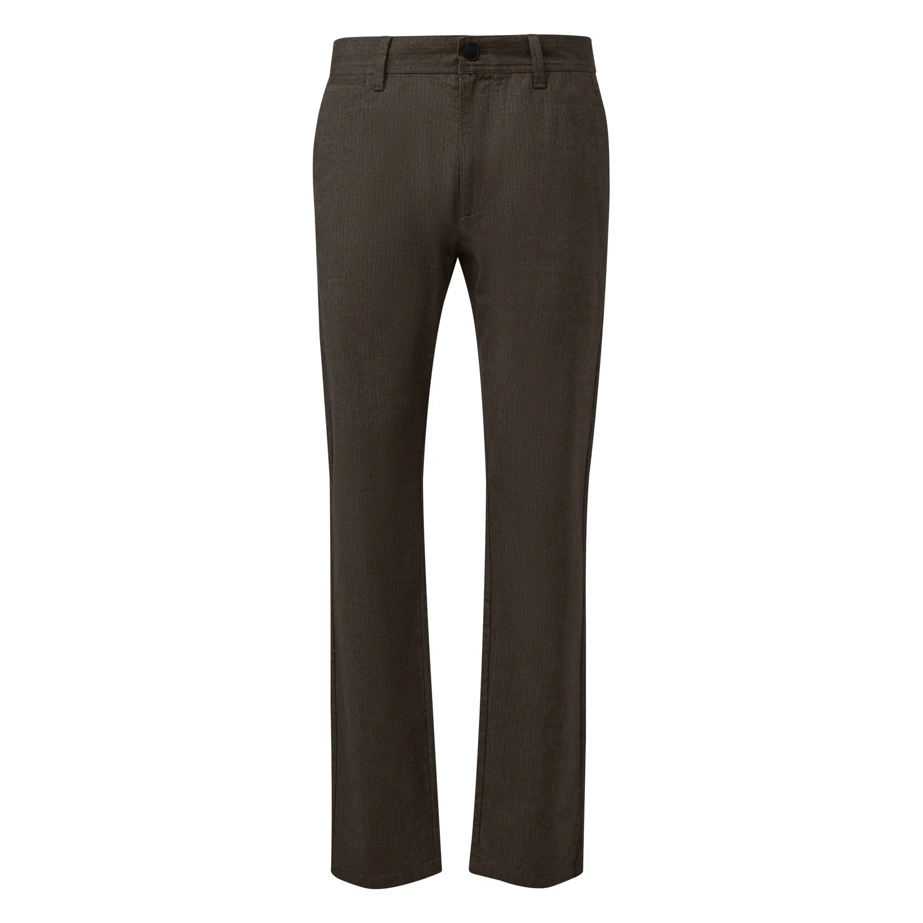 Pantaloni in cotone texturizzati con motivo a quadretti discreto s.Oliver