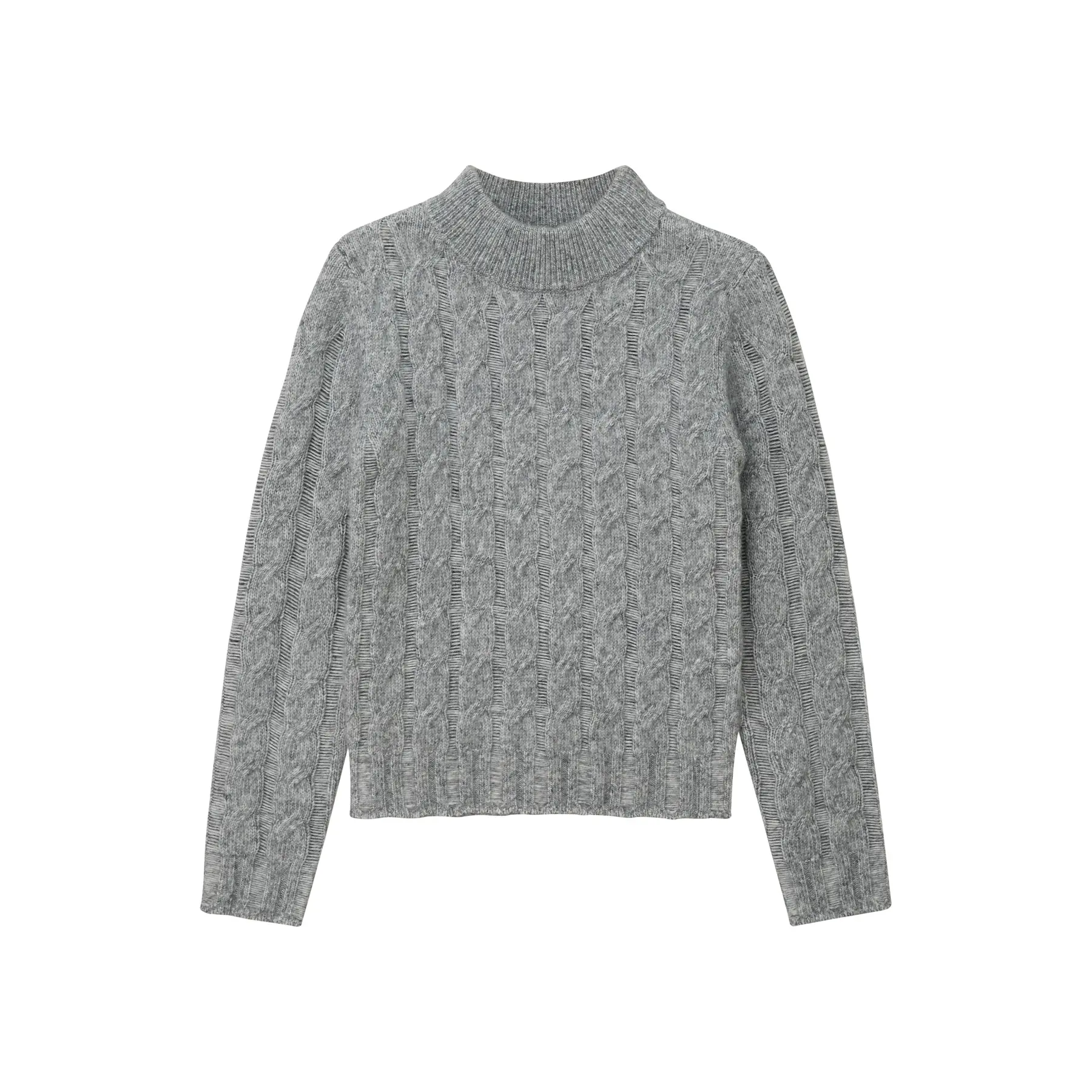 Pull en maille coupe Slim à torsades avec col montant fille s.Oliver Pull en maille coupe Slim à torsades avec col montant fille s.Oliver