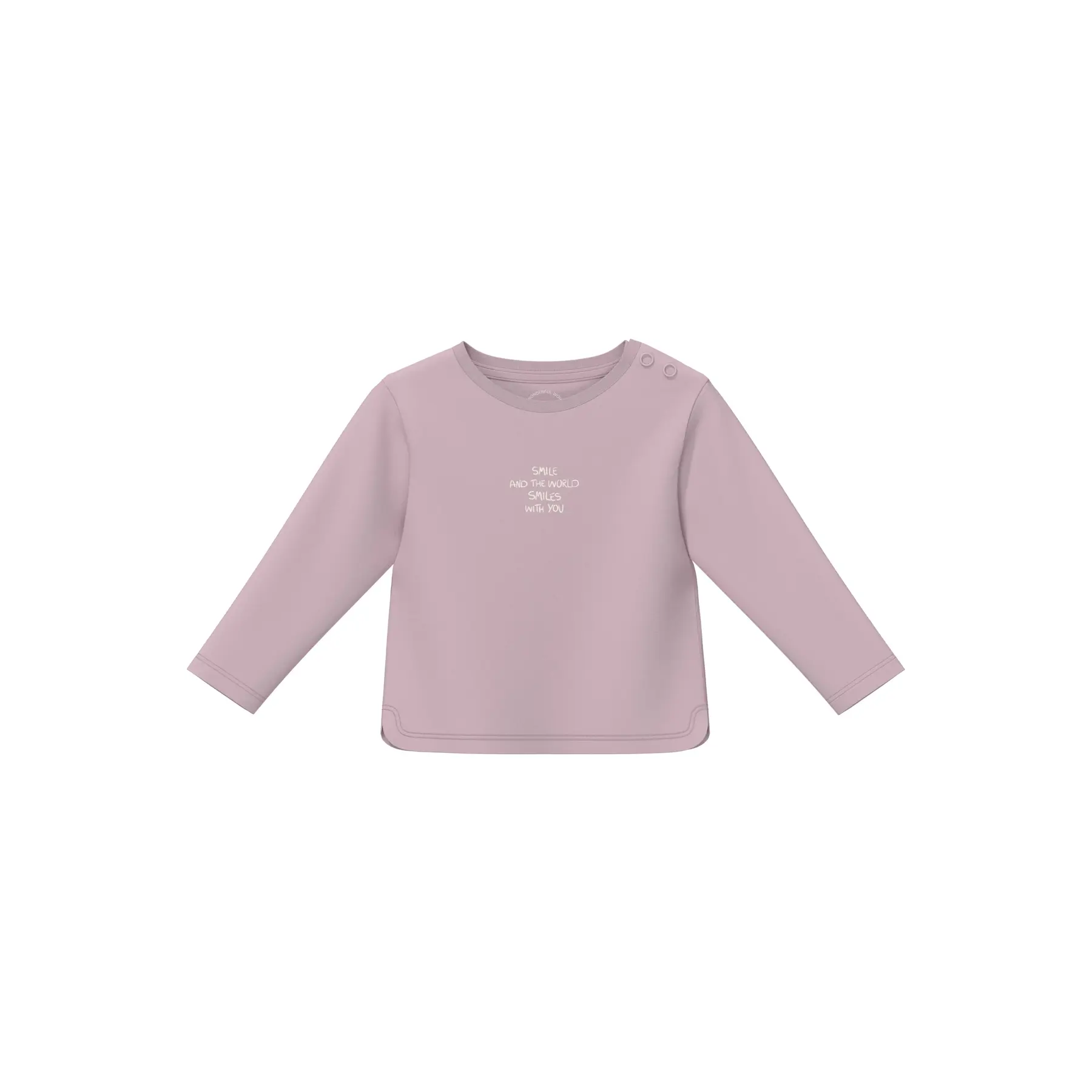 Unisex T-Shirt mit Druckknöpfen an der Seite für Babys s.Oliver