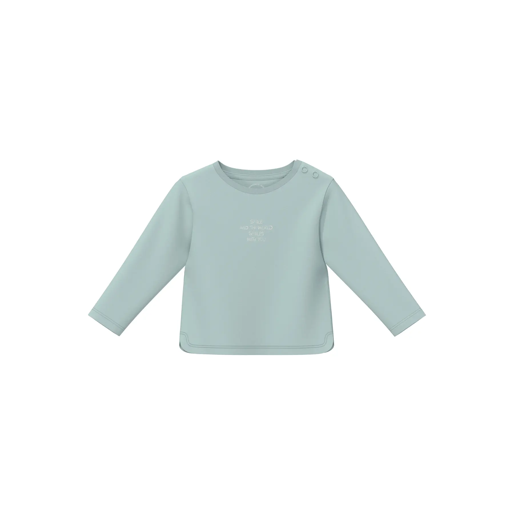 Unisex T-Shirt mit Druckknöpfen an der Seite für Babys s.Oliver