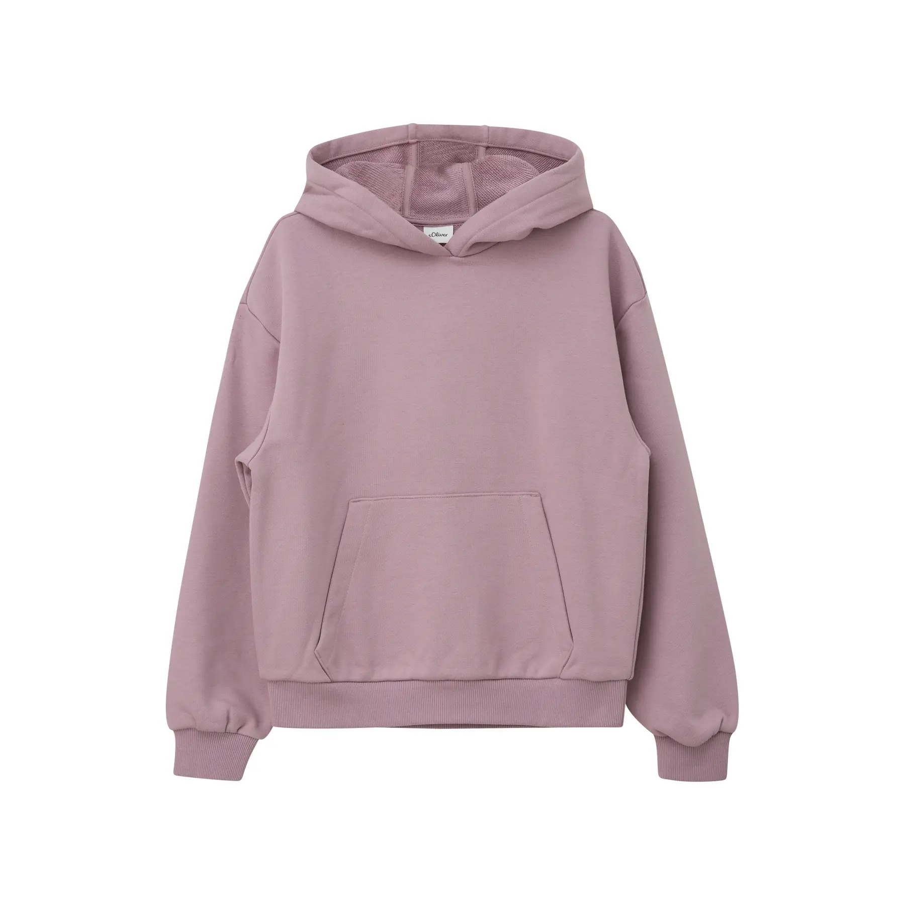 Mädchen Sweatshirt mit Druck auf der Rückseite und Innenseite s.Oliver