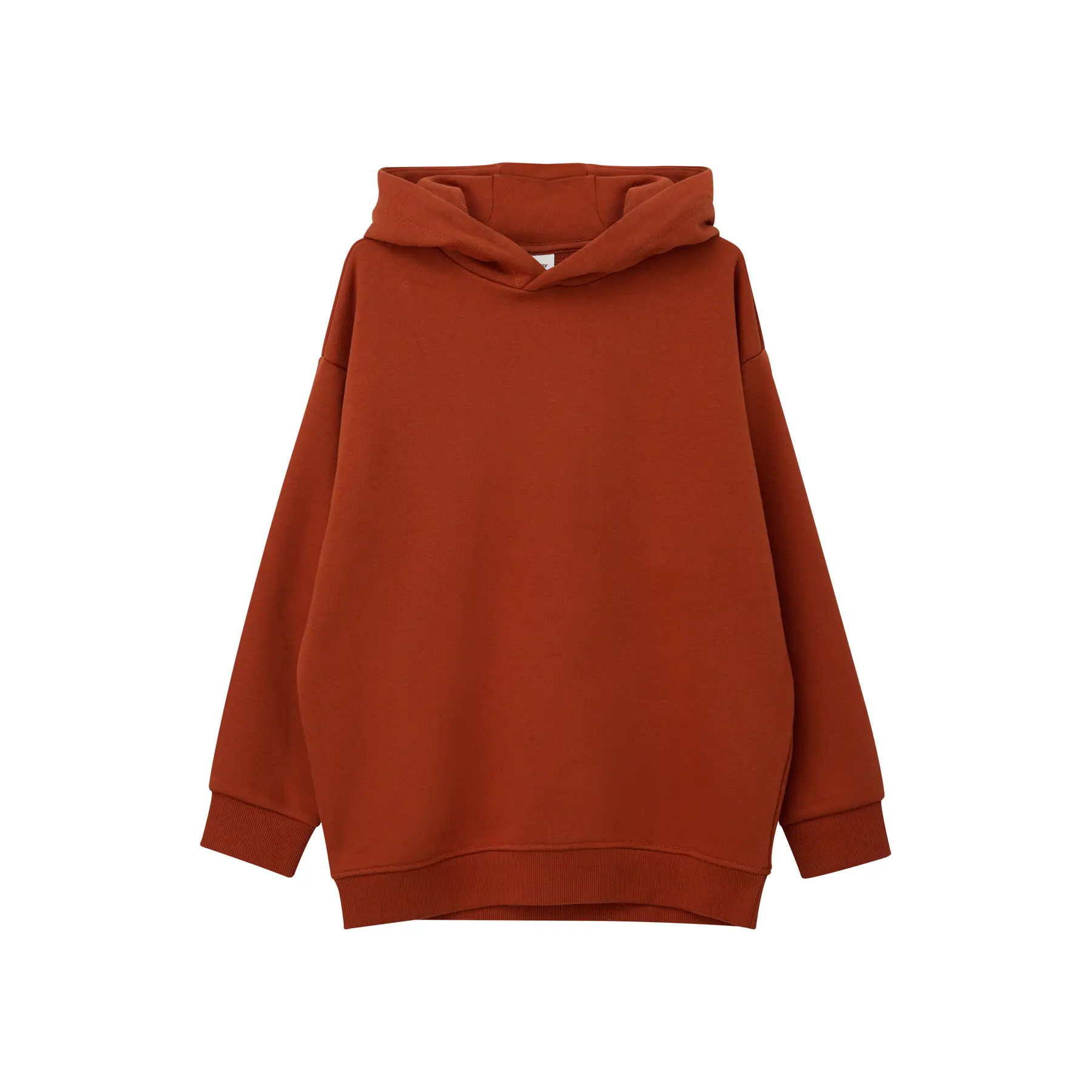 Felpa con cappuccio oversize con grande stampa lettering sul retro e interno spazzolato bambino s.Oliver
