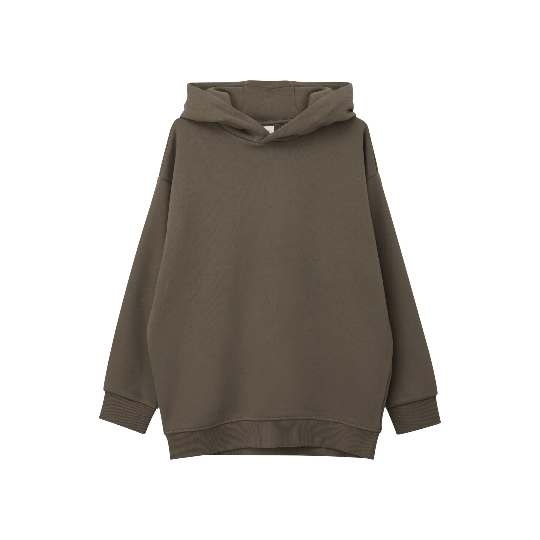 Felpa con cappuccio oversize con grande stampa lettering sul retro e interno spazzolato bambino s.Oliver