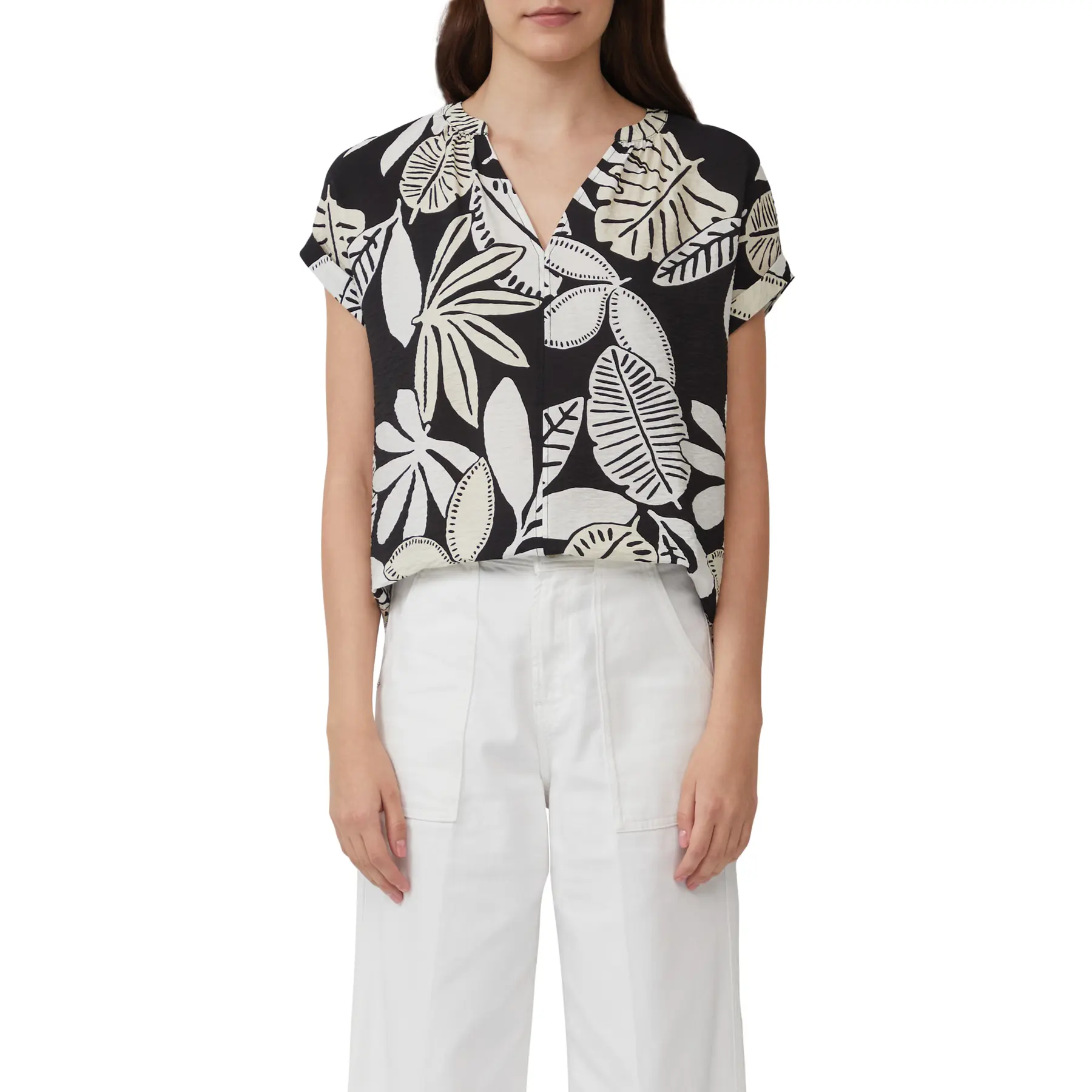 Frau Bluse mit gerafften Details s.Oliver