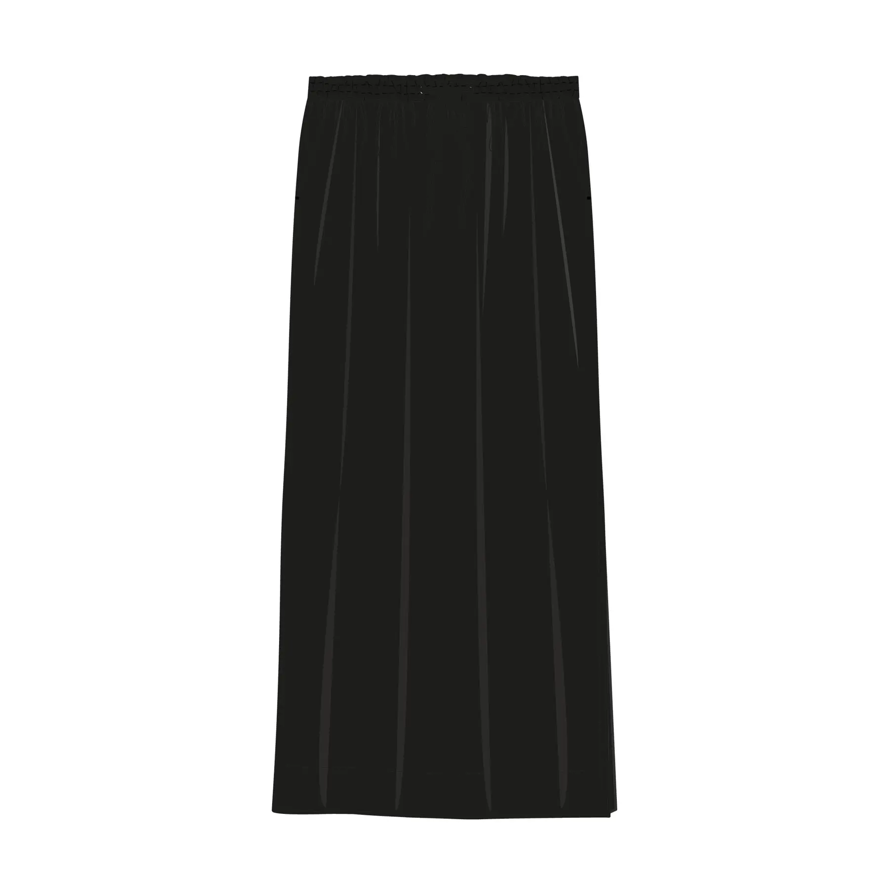 Gonna midi in viscosa mista strutturata con fessura laterale donna s.Oliver