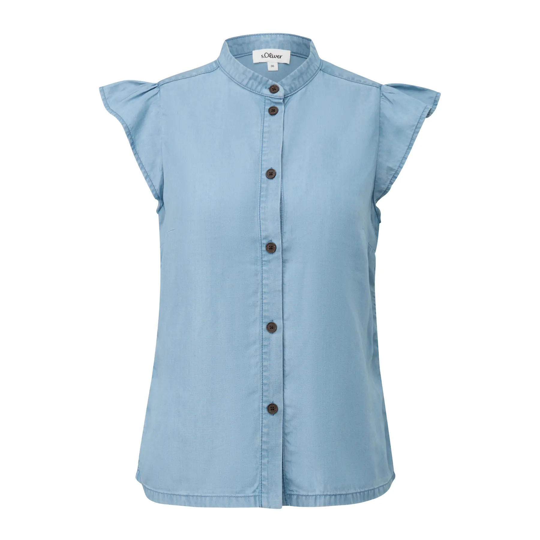 Camicia in lyocell con maniche a cappuccio donna s.Oliver