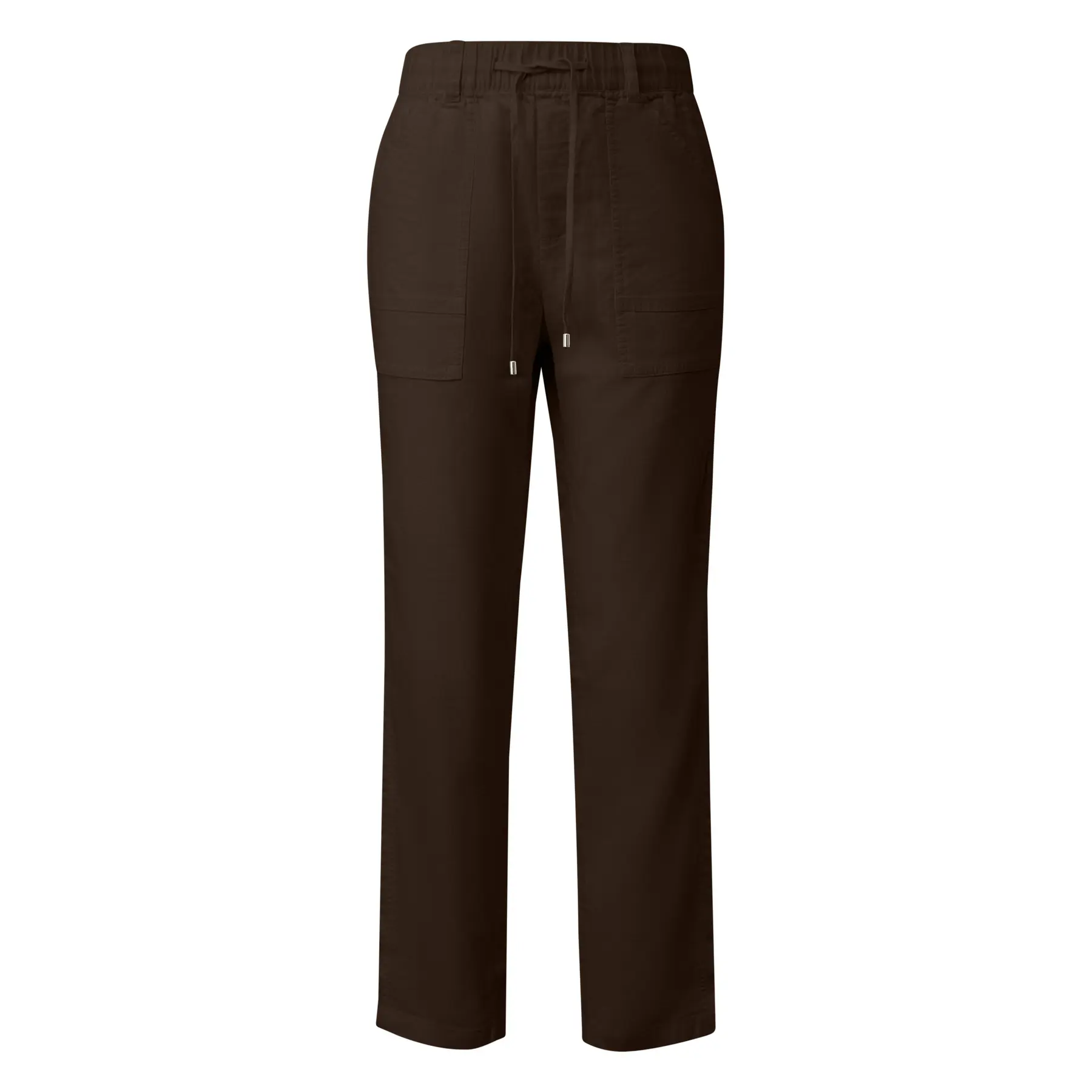 Pantaloni in misto lino a taglio relaxed fit con cintura elastica donna s.Oliver