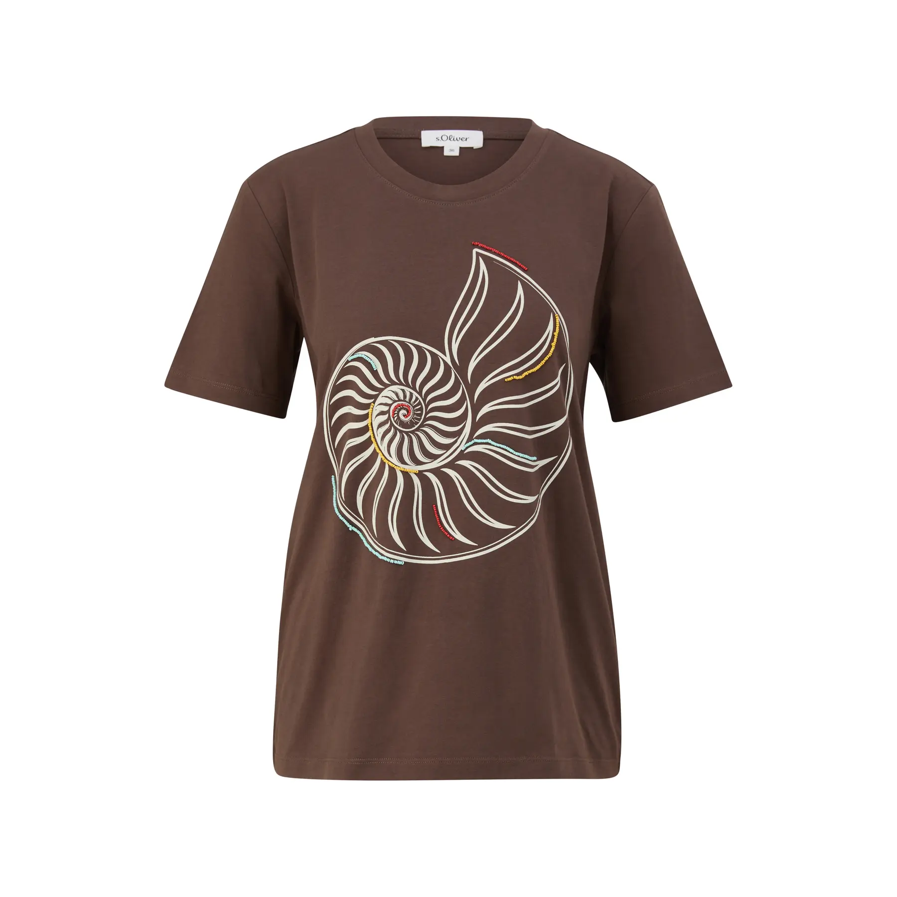 T-shirt in jersey con illustrazione donna s.Oliver