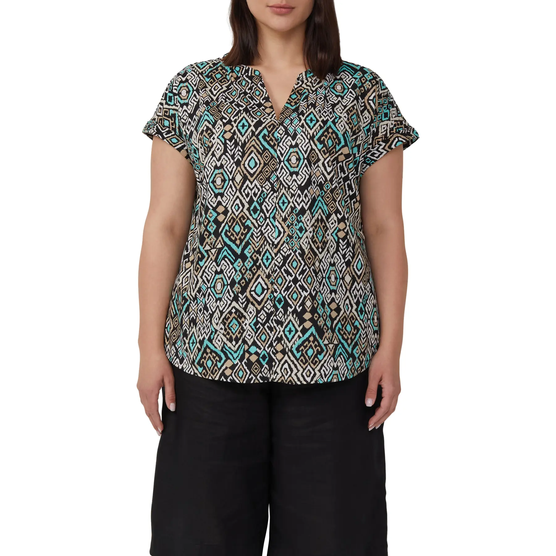 Blusa stampata in cotone leggero donna s.Oliver