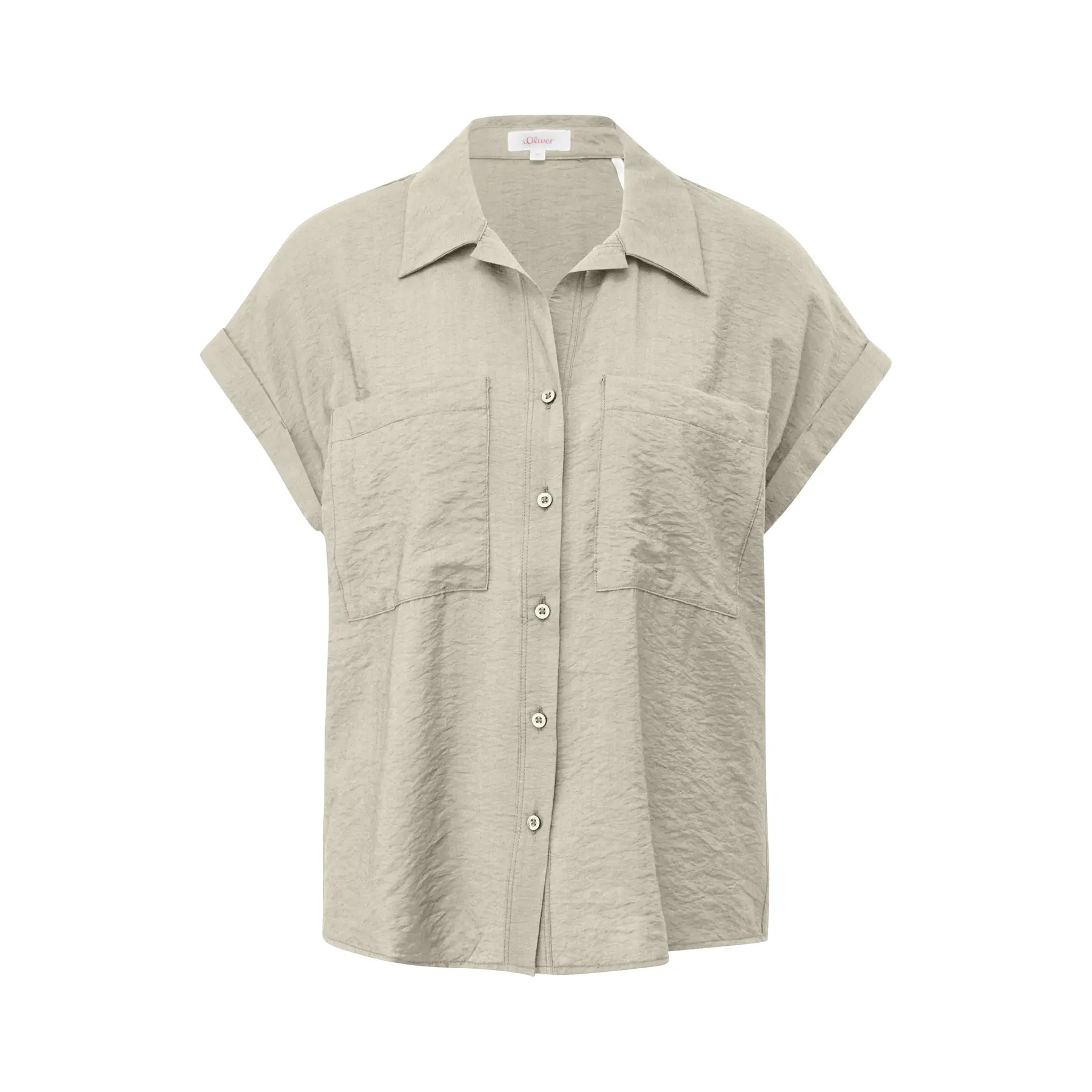 Blusa in viscosa mista testurizzata con tasca applicata donna s.Oliver