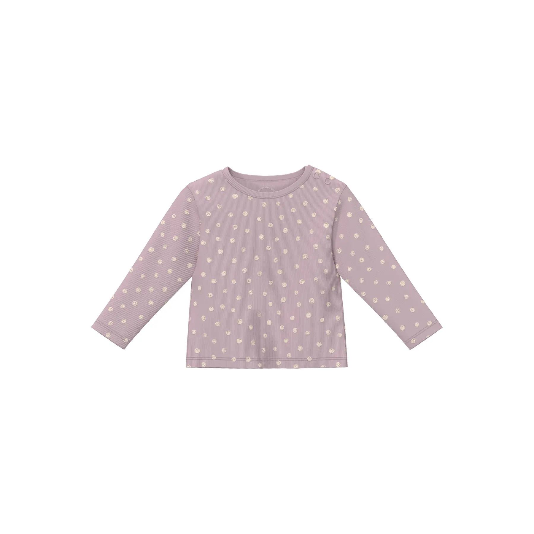 T-shirt à manches longues côtelé avec imprimé all-over bébé s.Oliver