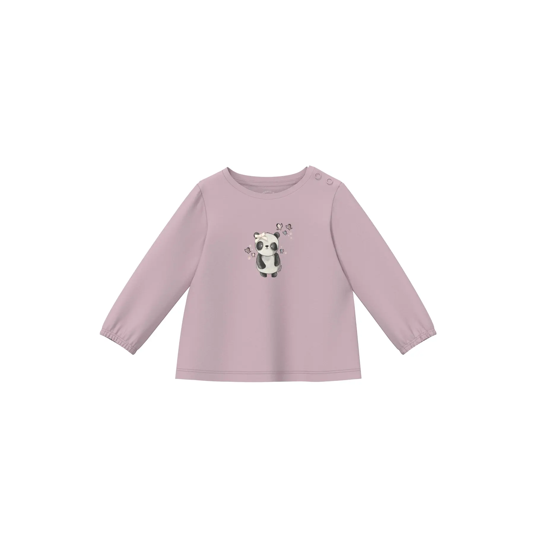 Langarmshirt aus Baumwolle mit Panda-Motiv für Babys s.Oliver