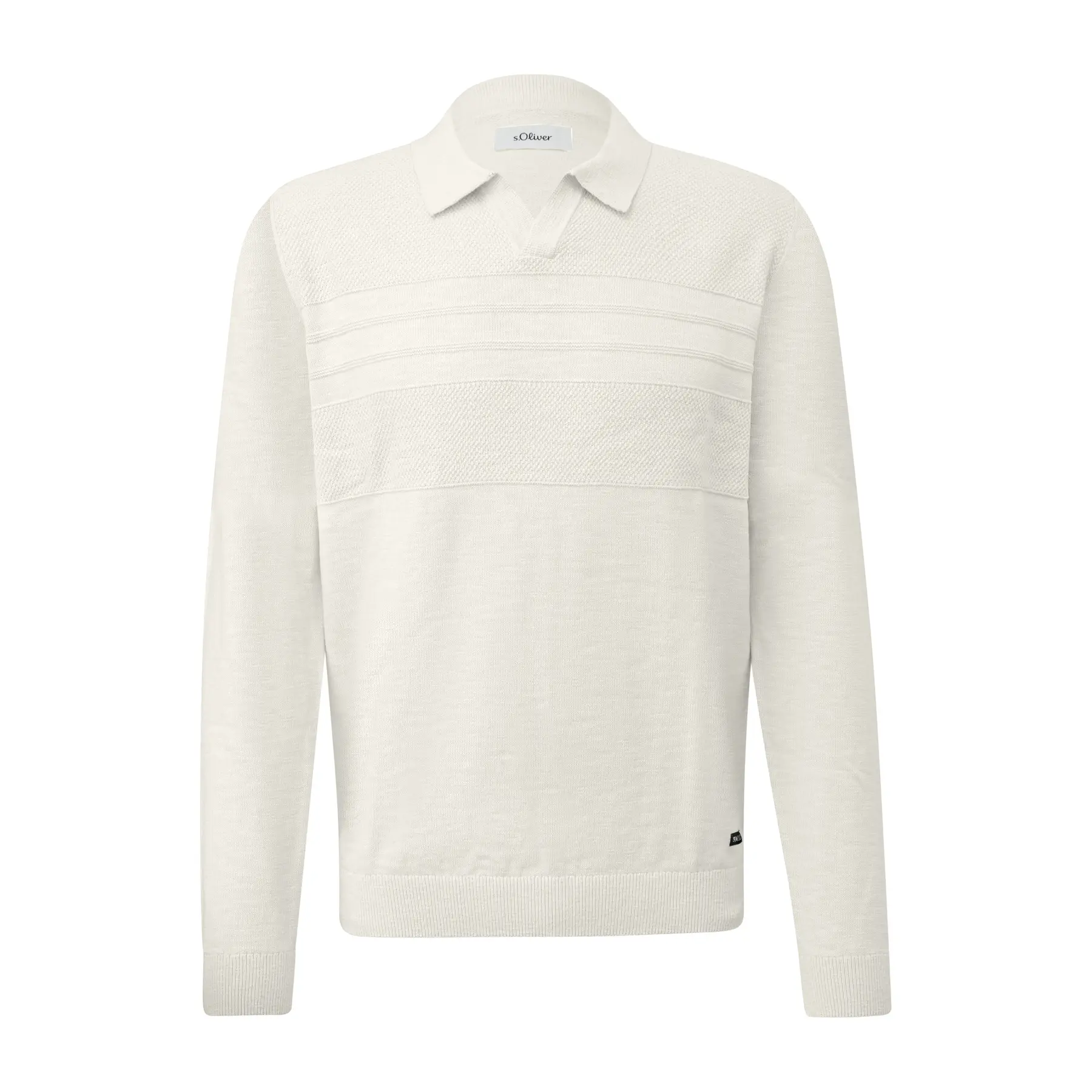 Pullover leggero in maglia con col polo s.Oliver