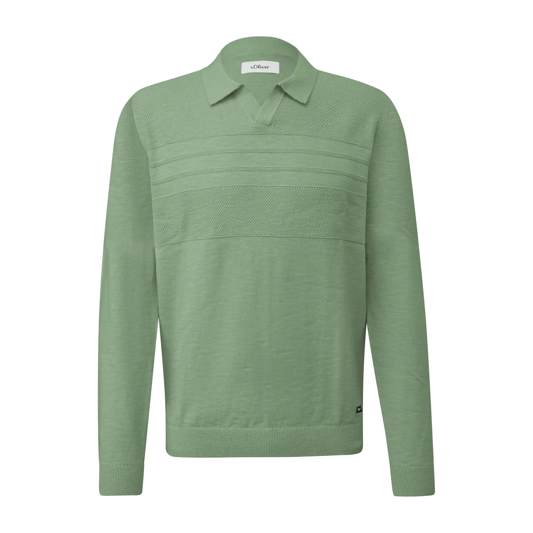 Pullover leggero in maglia con col polo s.Oliver