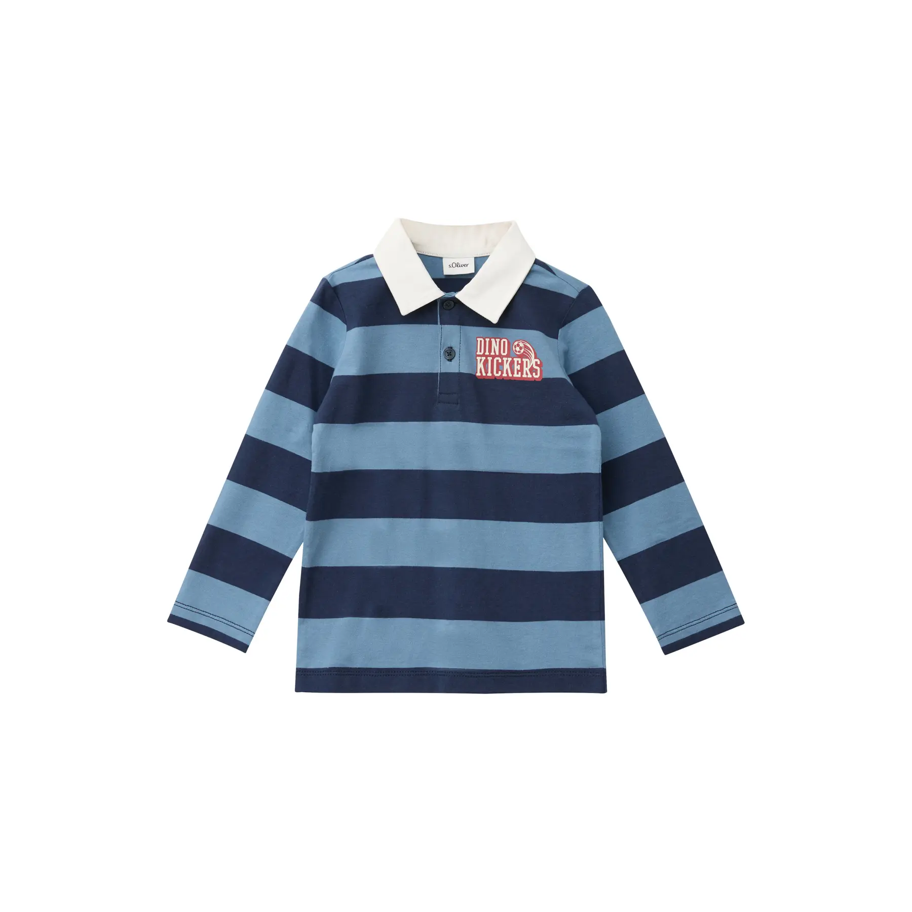 T-Shirt Rugby Mit Gewebtem Polo-Kragen Kind s.Oliver