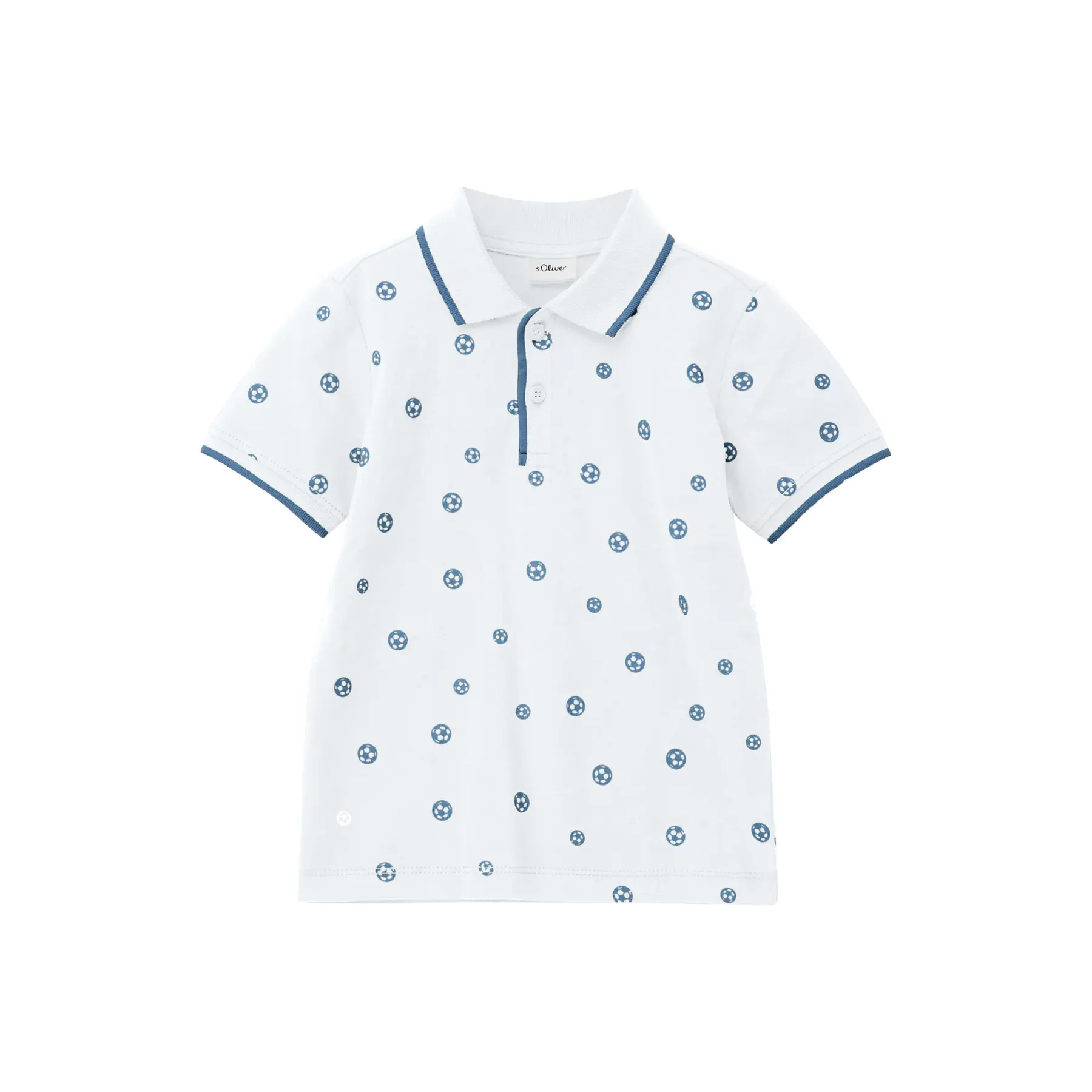 Baumwollpolo mit Allover-Druck für Kinder s.Oliver