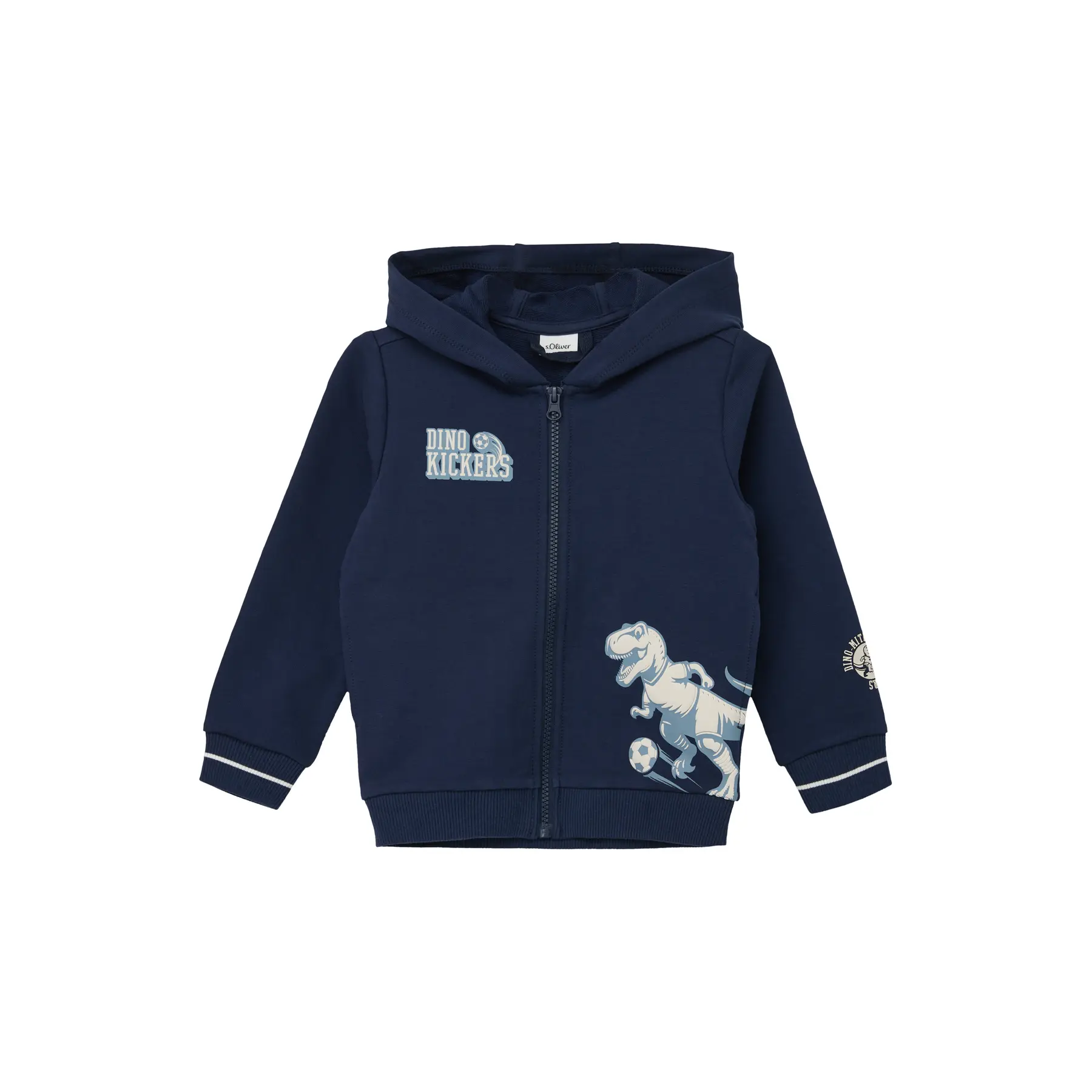Kinder Hoodie aus Baumwollmischung mit Gummi-Print s.Oliver
