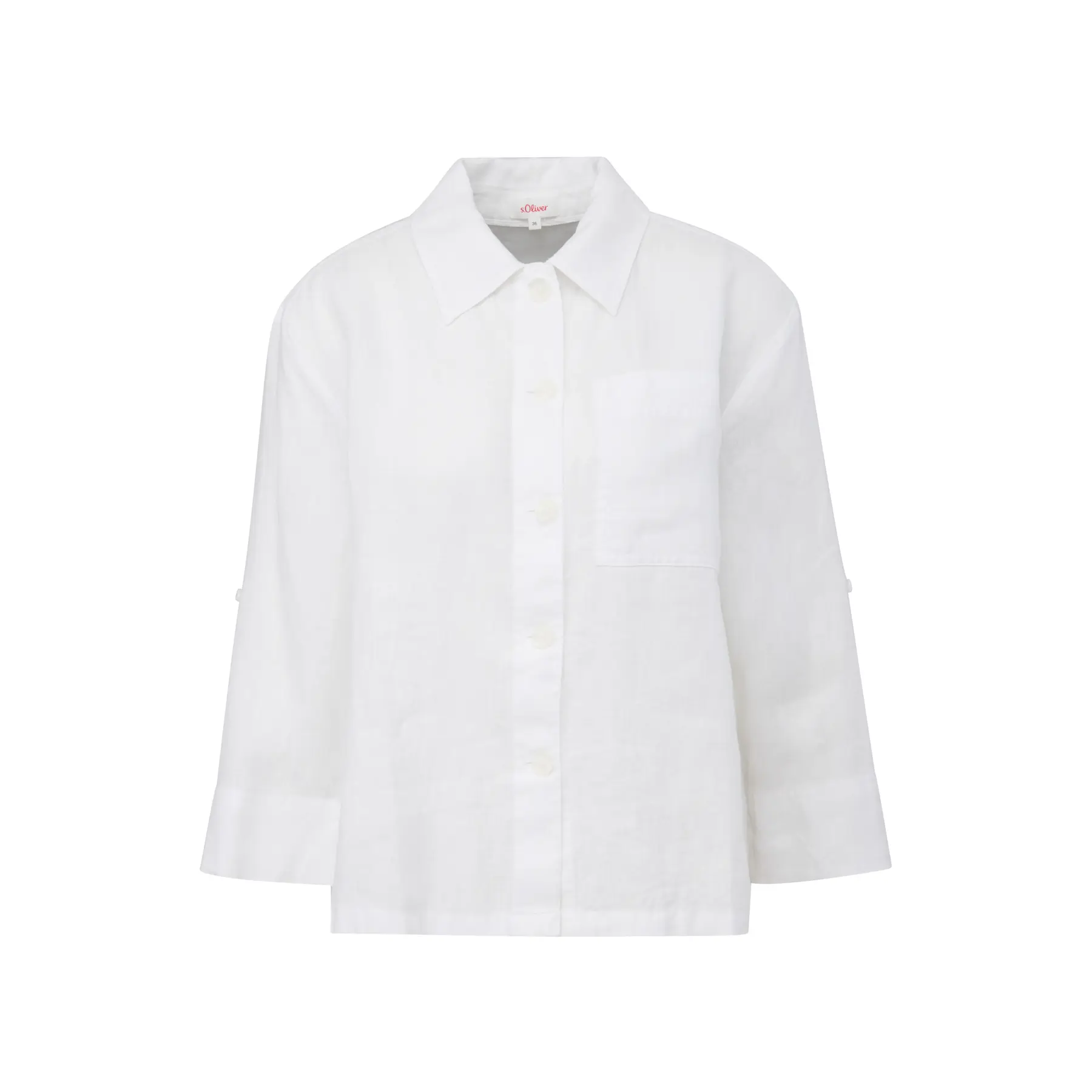 Blusa in lino misto donna