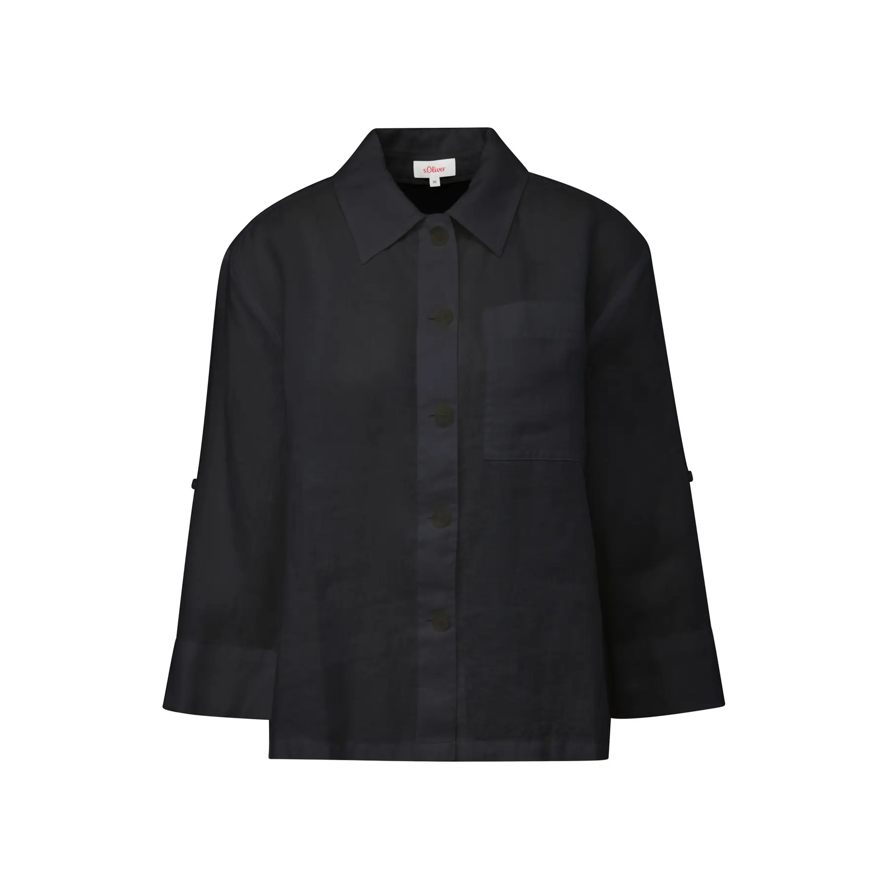 Blusa in lino misto donna