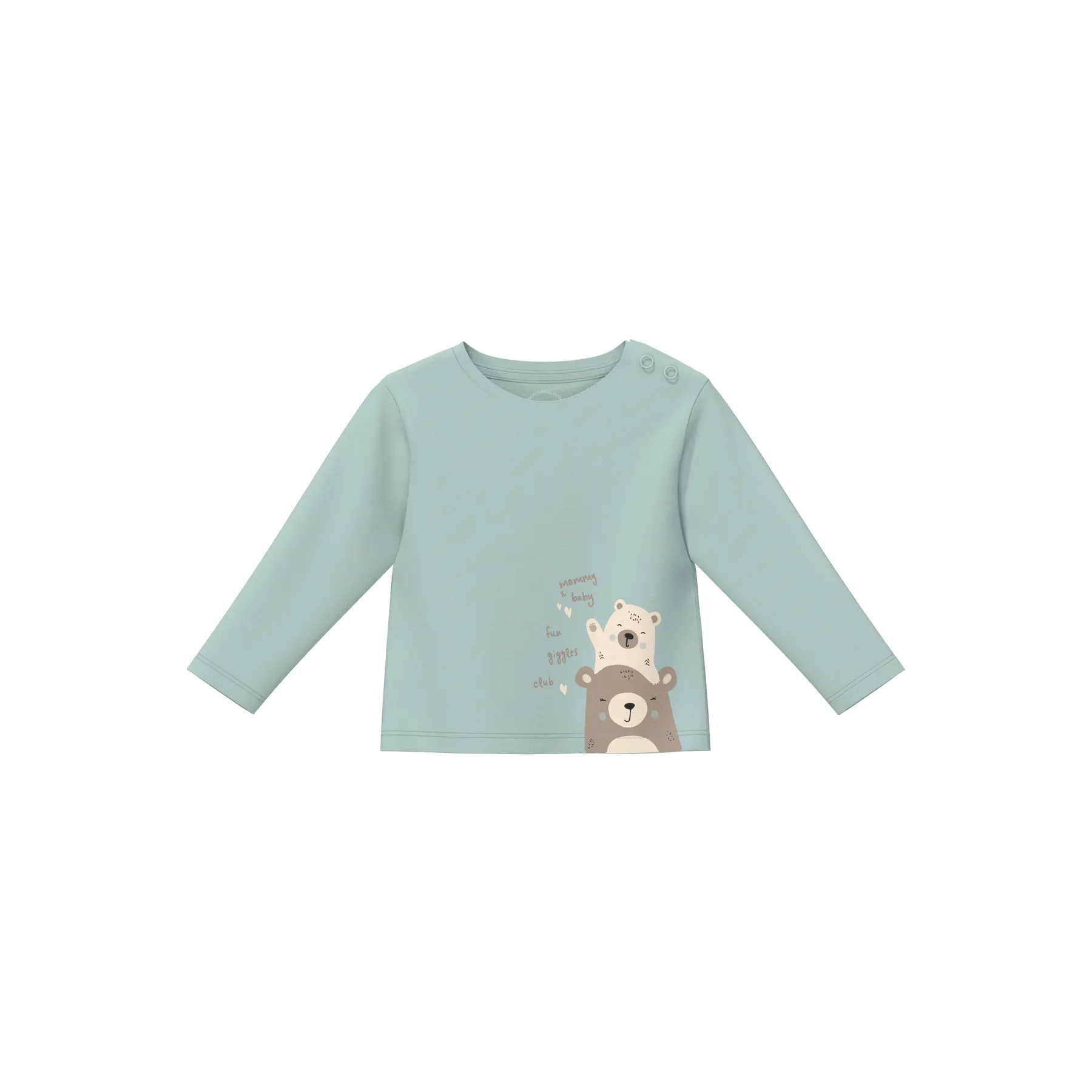 Unisex T-Shirt mit Vorderdesign für Baby s.Oliver