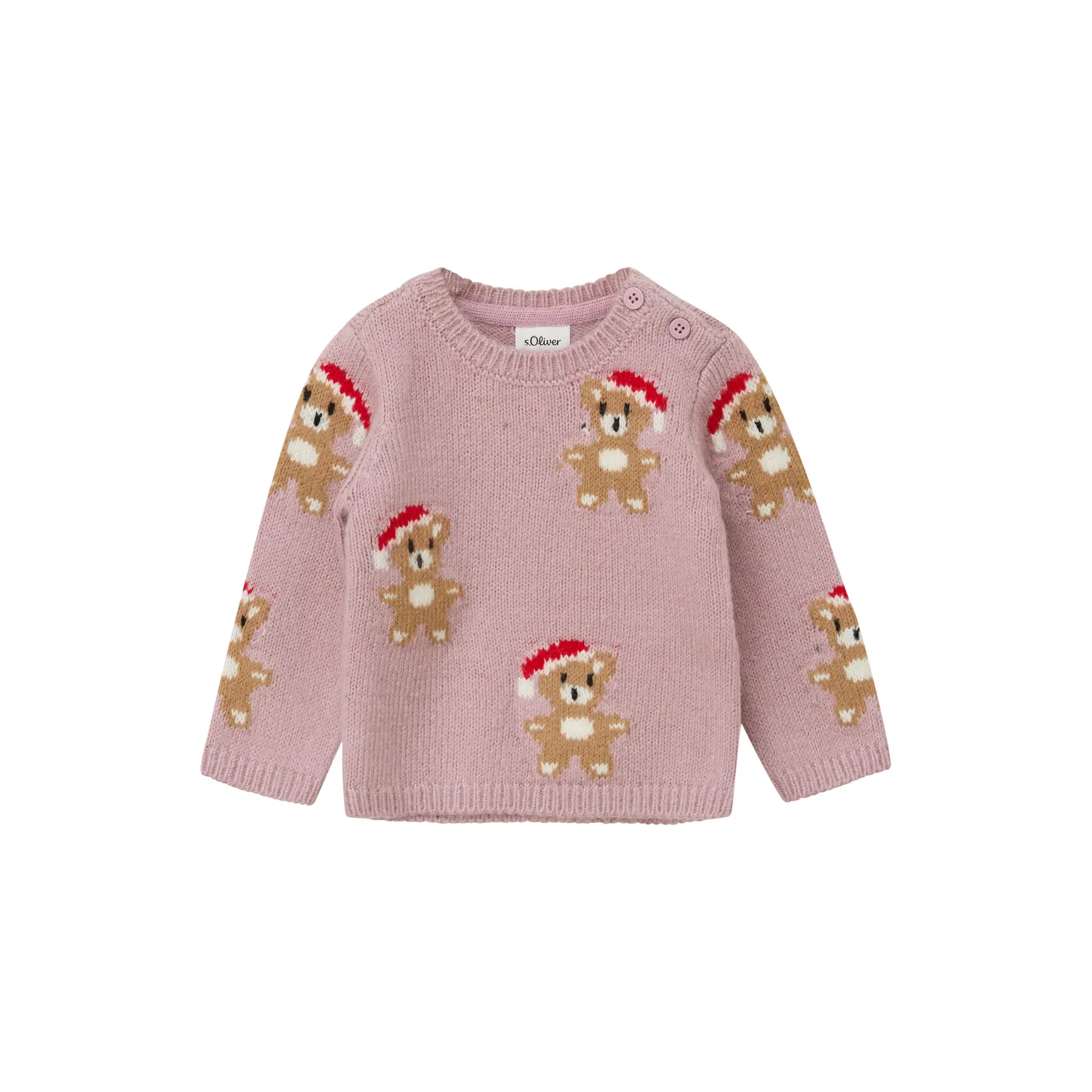 Maglione in maglia con motivi di Natale per bebé s.Oliver