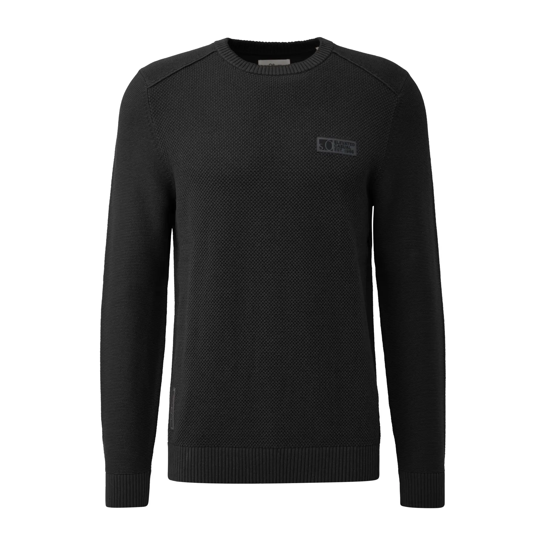 Pullover aus Baumwolle mit gemischten Mustern s.Oliver