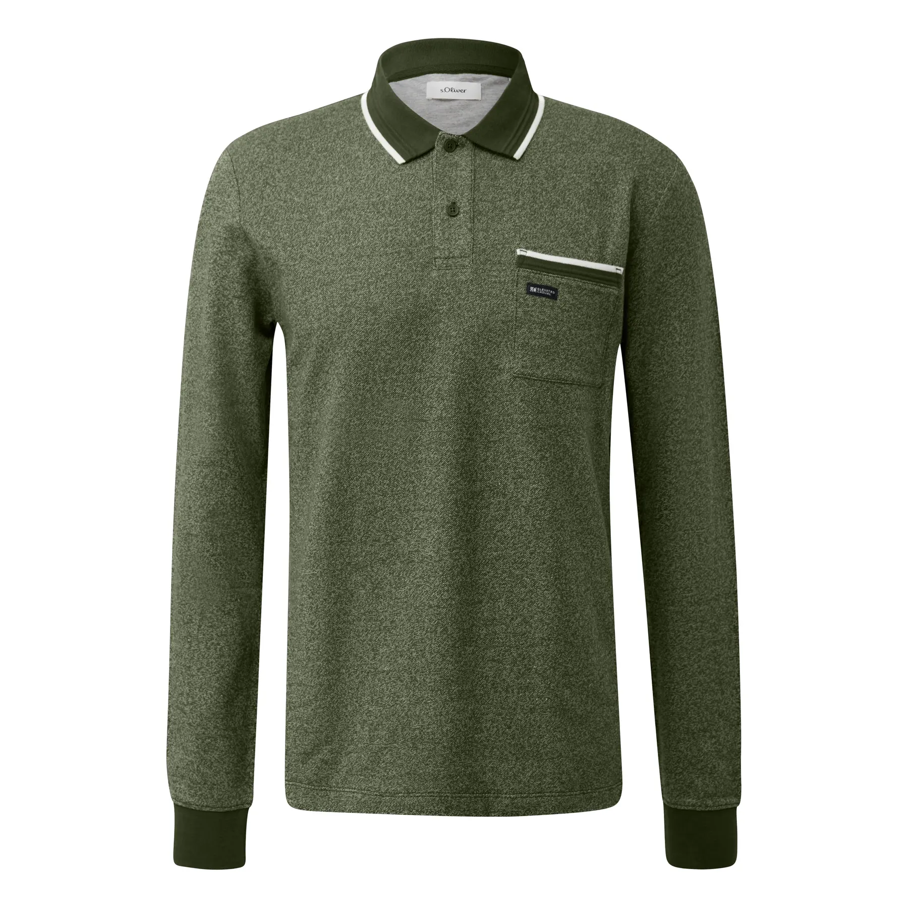 Langarm-Polo aus Piqué s.Oliver