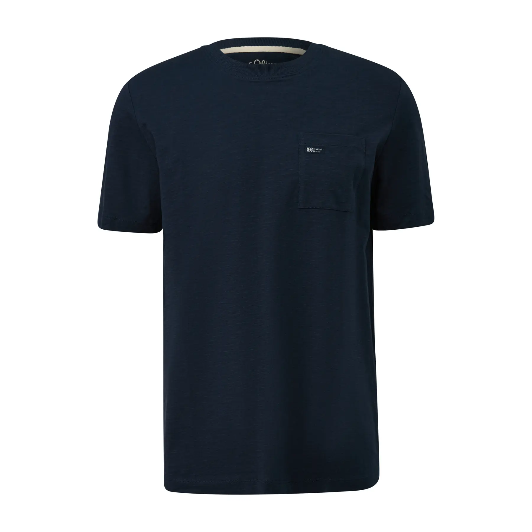 T-Shirt aus Jersey mit Brusttasche und Logodetail s.Oliver