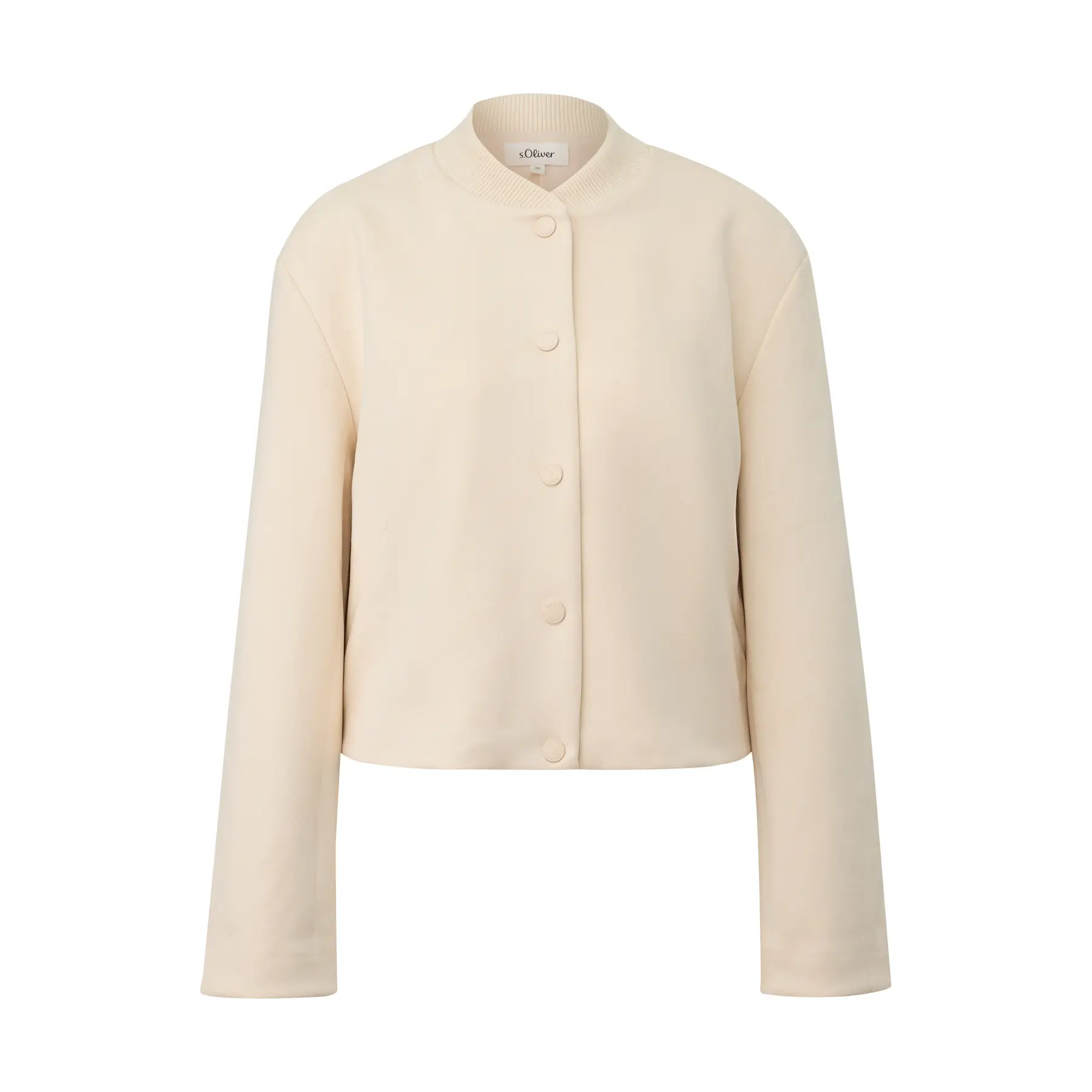 Giacca college leggermente imbottita in similpelle donna s.Oliver