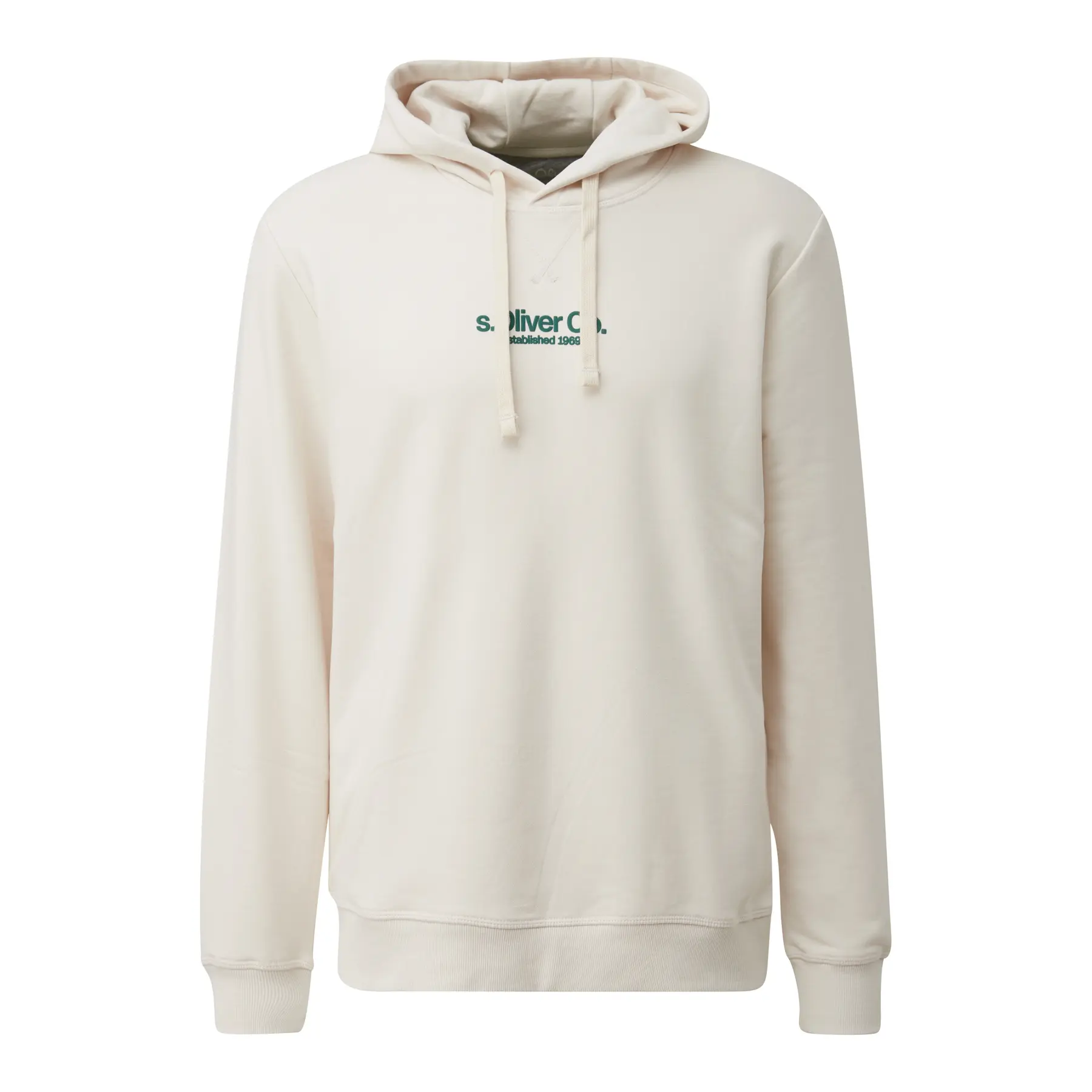 Kapuzensweatshirt mit Schaumdruck und Logodetail s.Oliver
