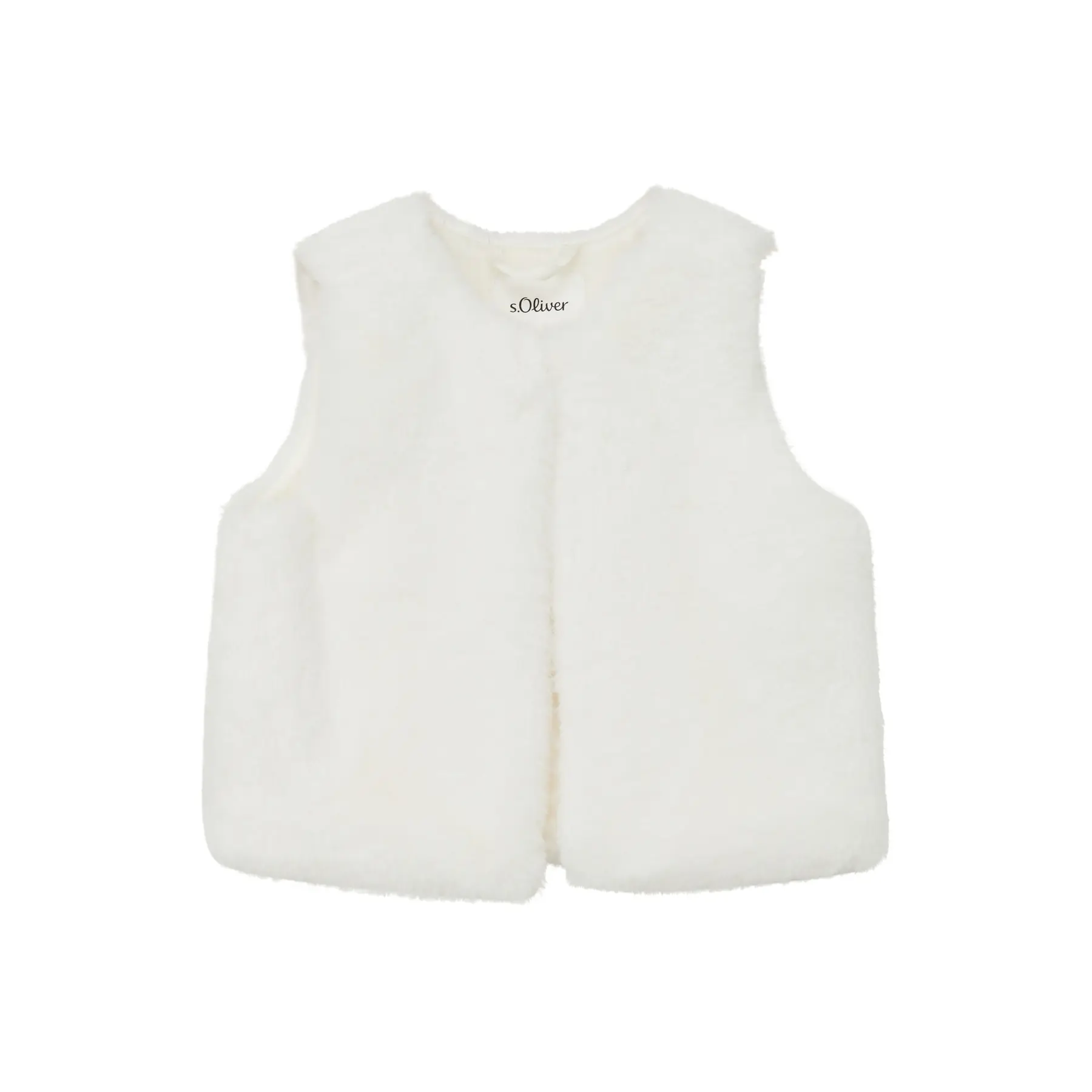 Gilet douillet en fourrure tissée fille s.Oliver