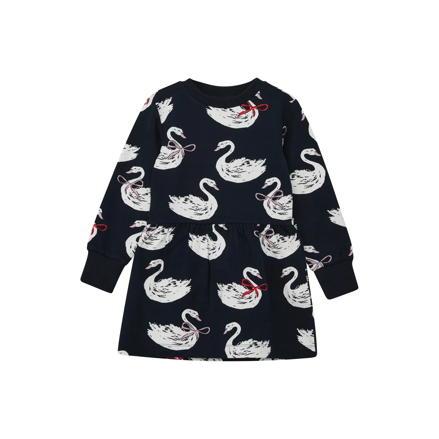 Robe courte en molleton avec imprimé all-over bébé fille s.Oliver