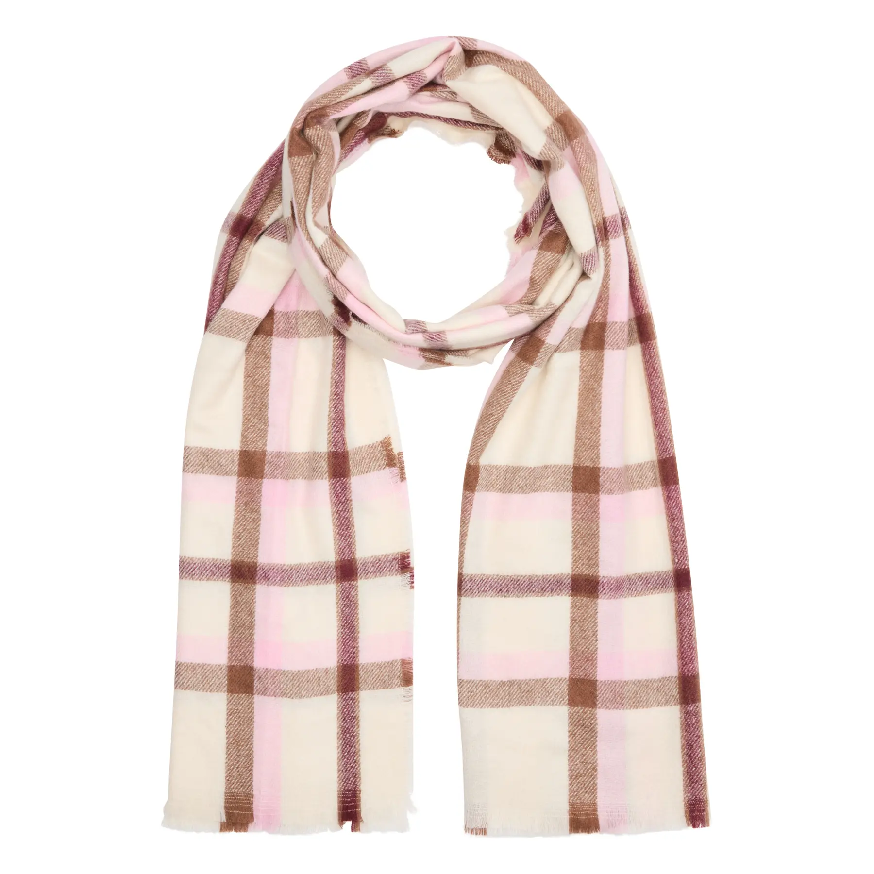 Foulard fine a motivi a quadri donna s.Oliver