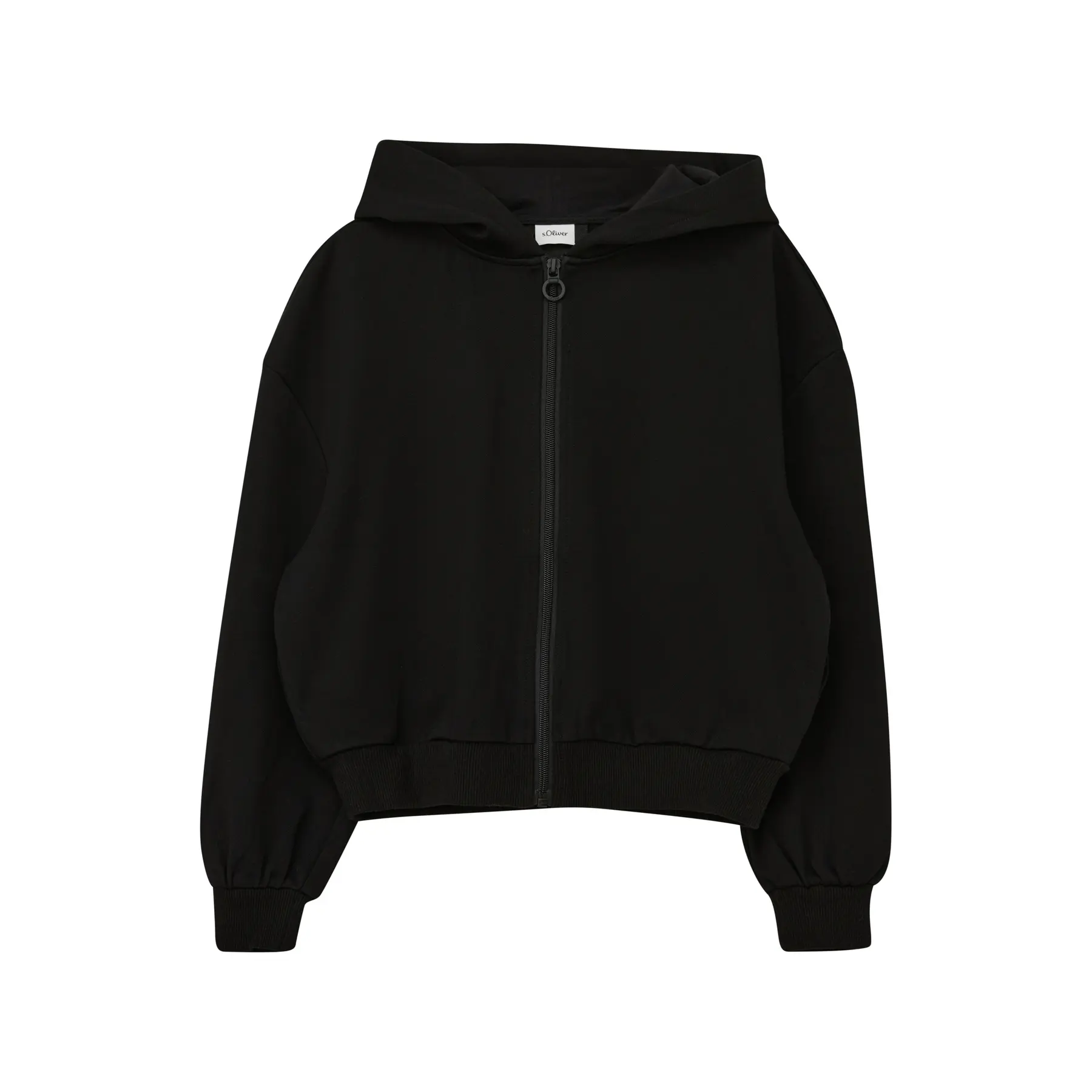 Sweatshirt en interlock à capuche coupe Boxy fille s.Oliver Sweatshirt en interlock à capuche coupe Boxy fille s.Oliver