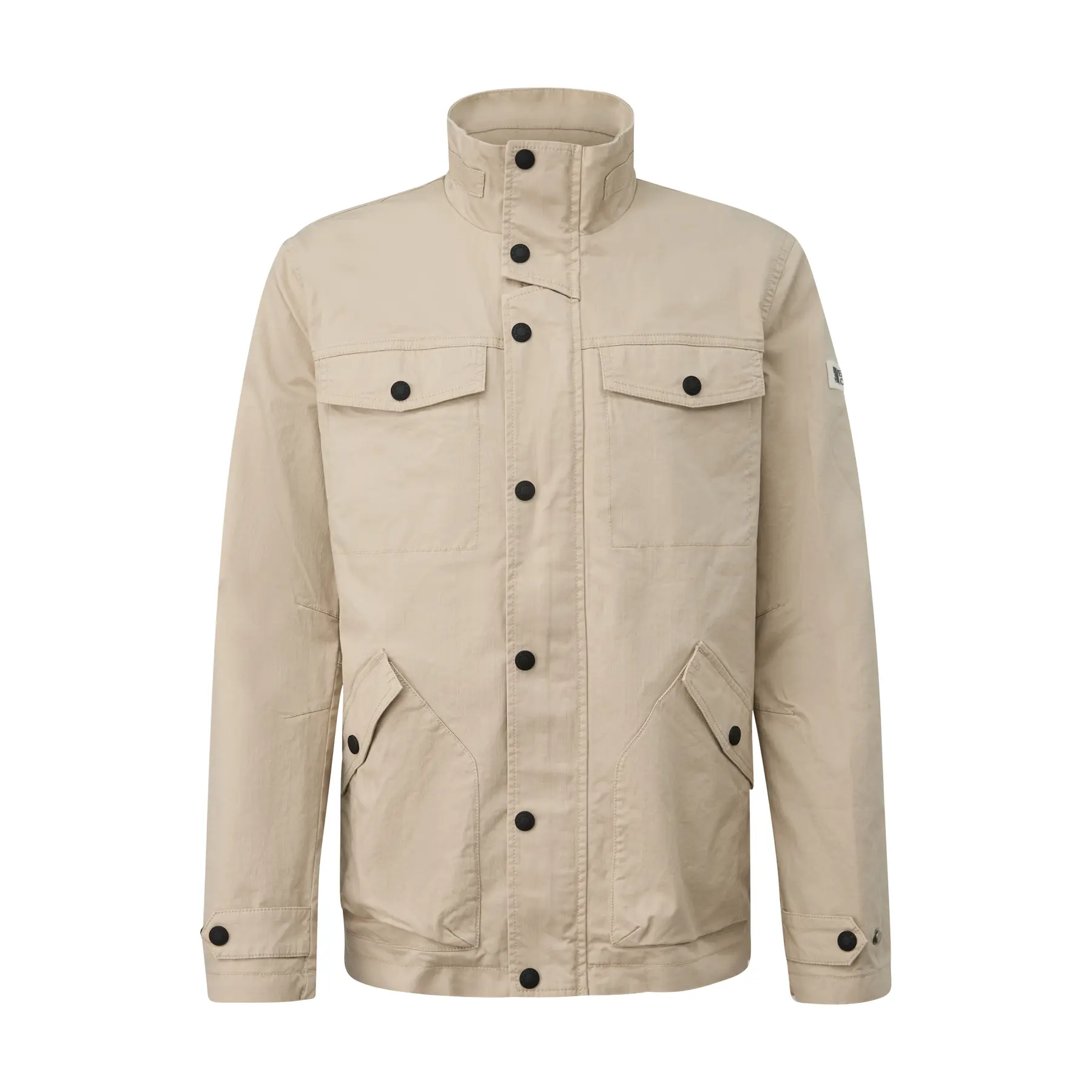 Giacca in twill con colletto alto e tasca interna s.Oliver