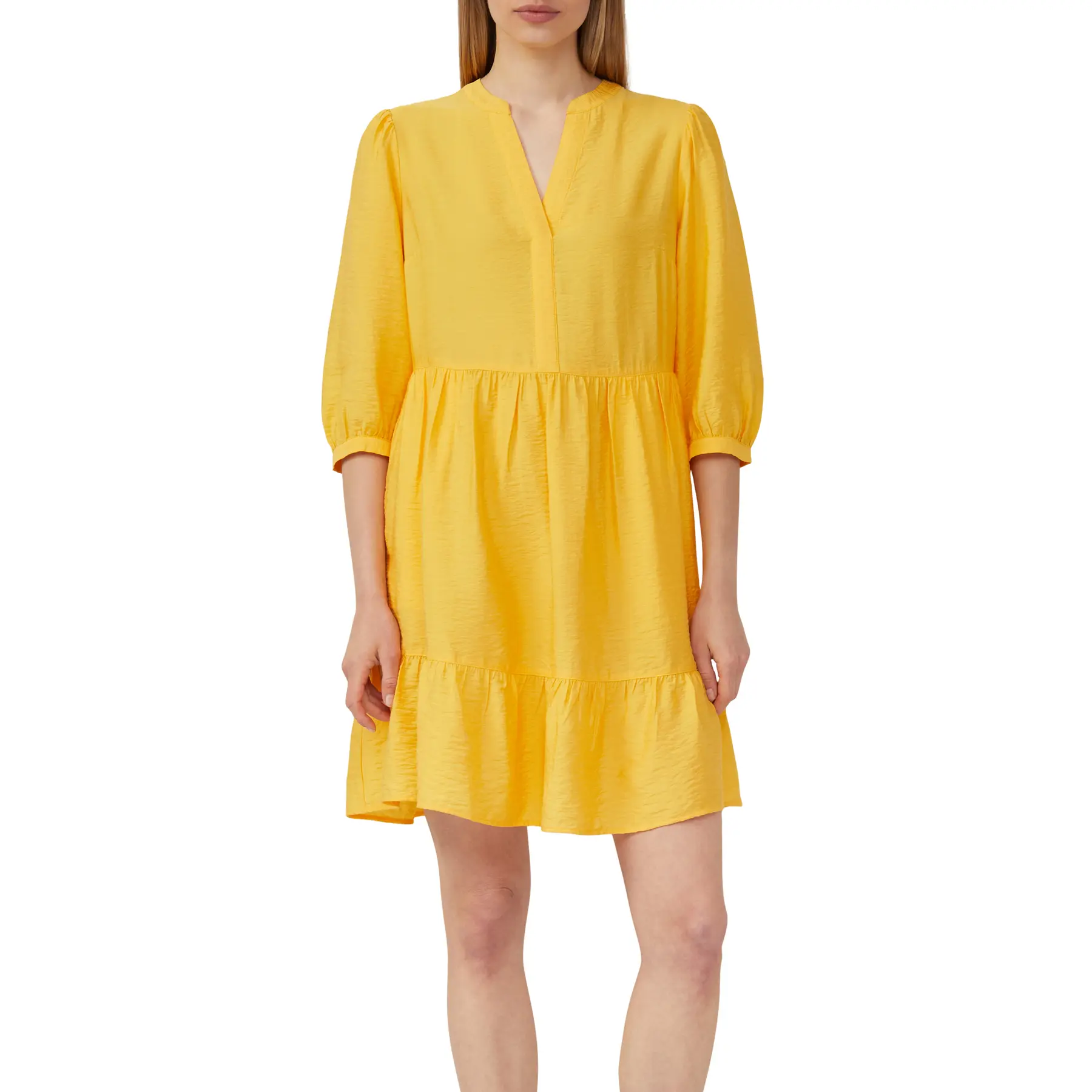 Robe strutturata in viscosa mista con tasche fessurate donna s.Oliver
