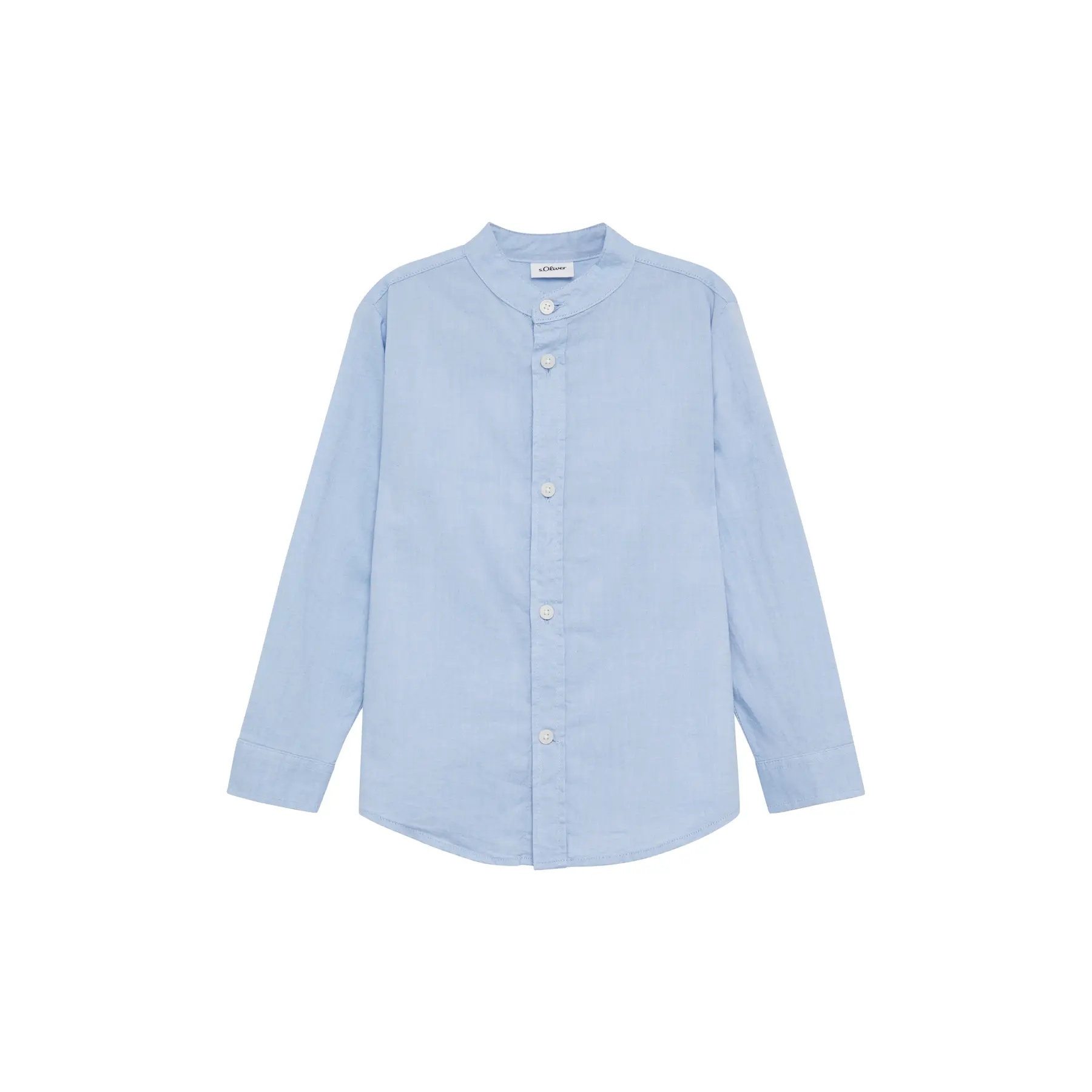 Chemise en chambray avec col montant enfant s.Oliver Chemise en chambray avec col montant enfant s.Oliver