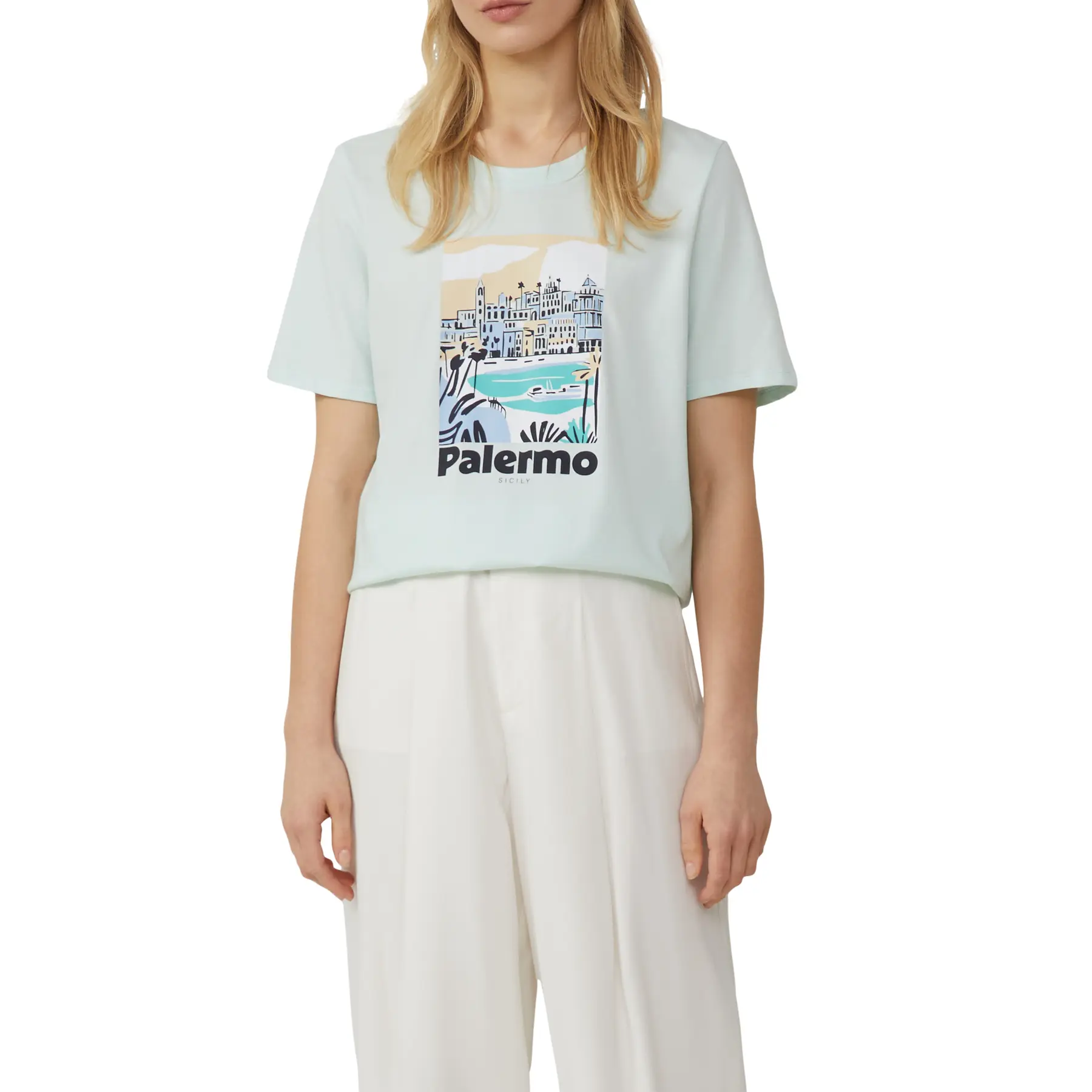 T-shirt met een print op de voorkant voor vrouwen s.Oliver