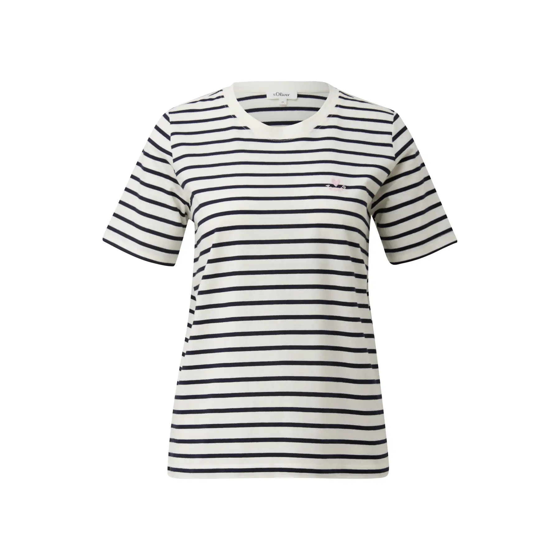 T-shirt en jersey rayé coupe décontractée femme s.Oliver
